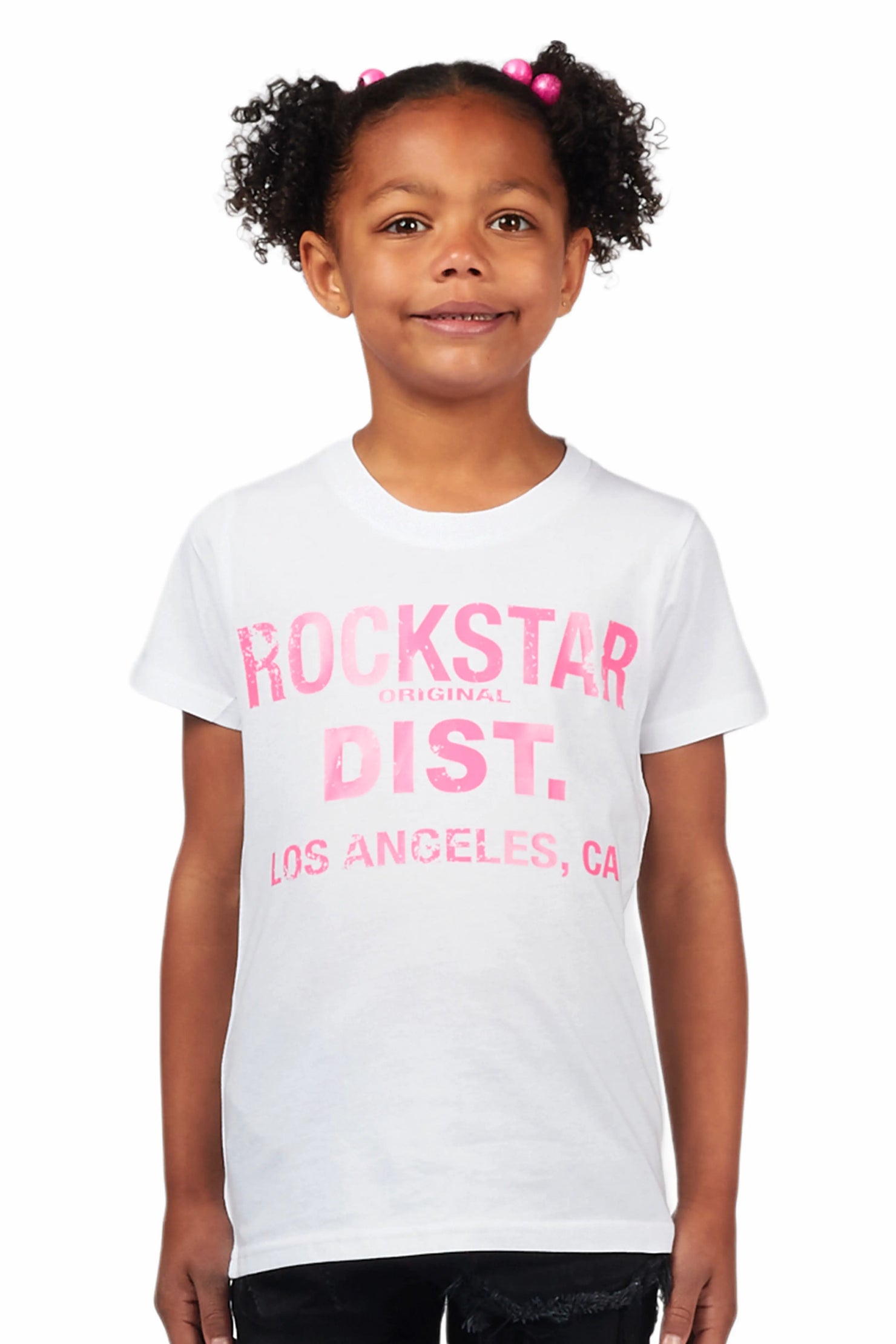 Girls Janny White Graphic T-Shirt