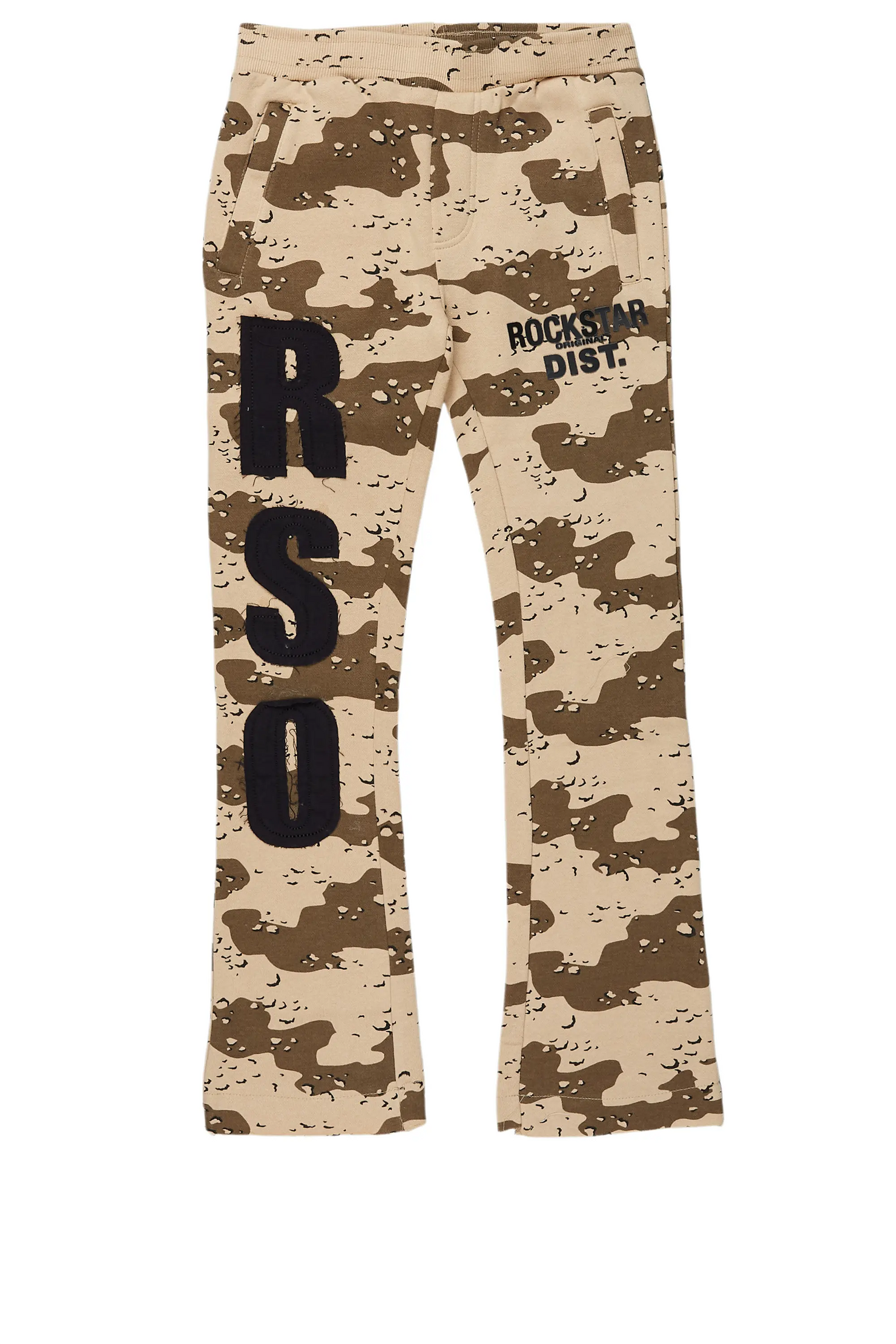 Boys Bansi Desert Camo Stacked Trackpant