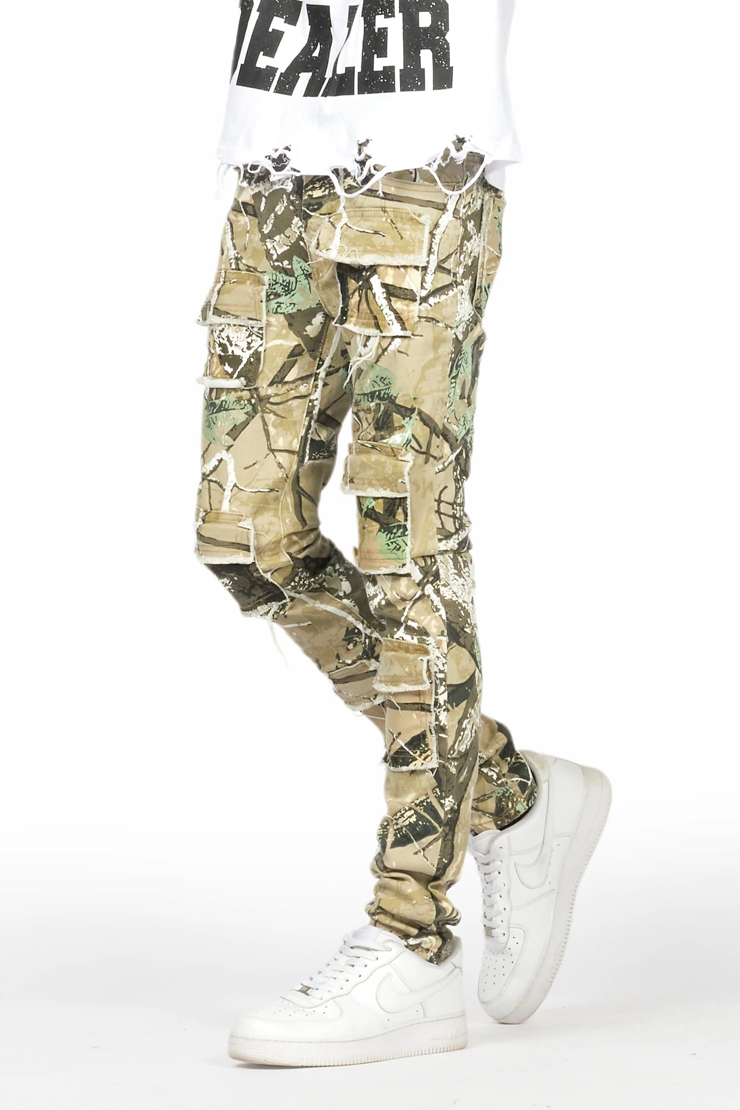 Petrus Tree Camo Slim Fit Jean