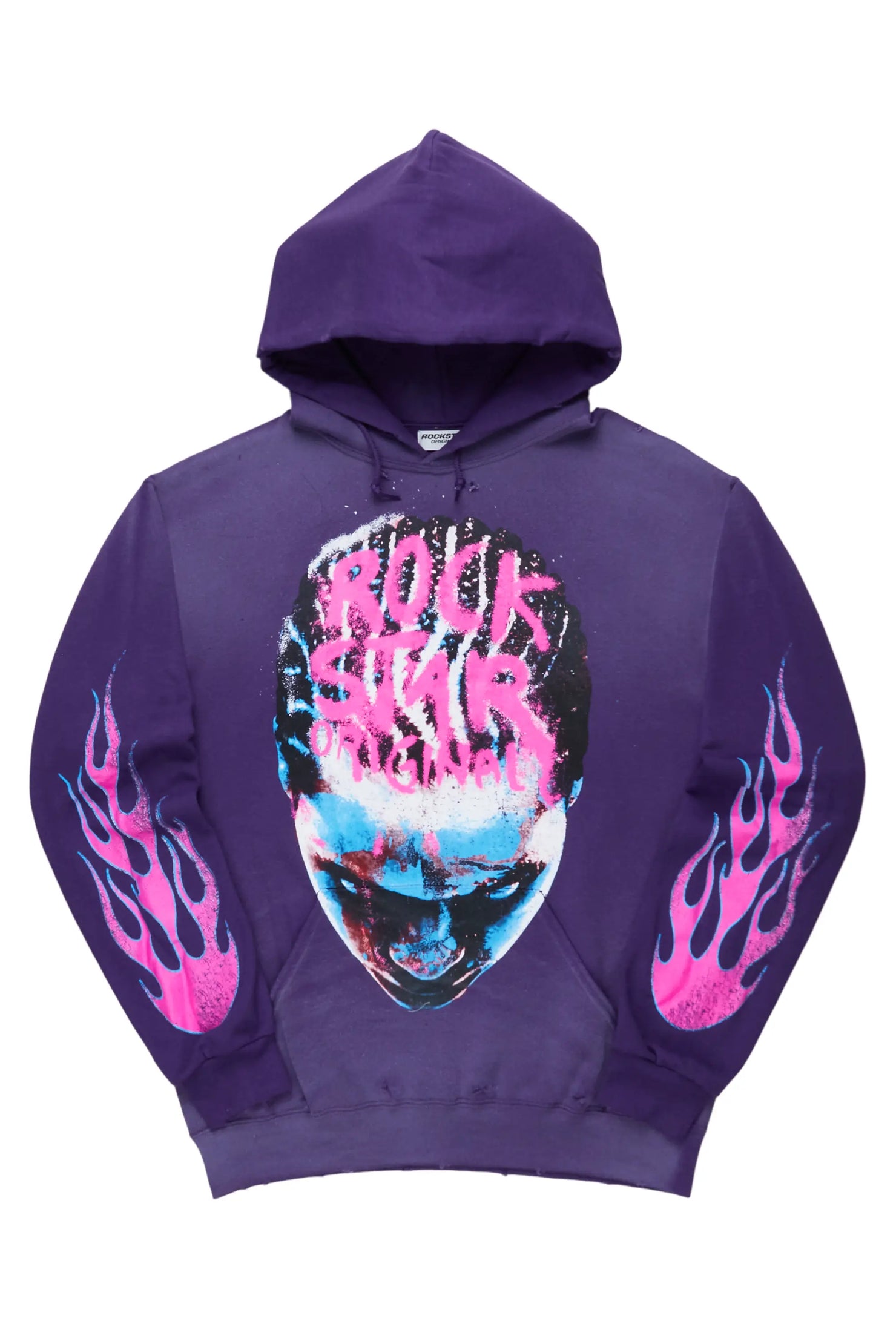 Marielos Purple Oversized Hoodie