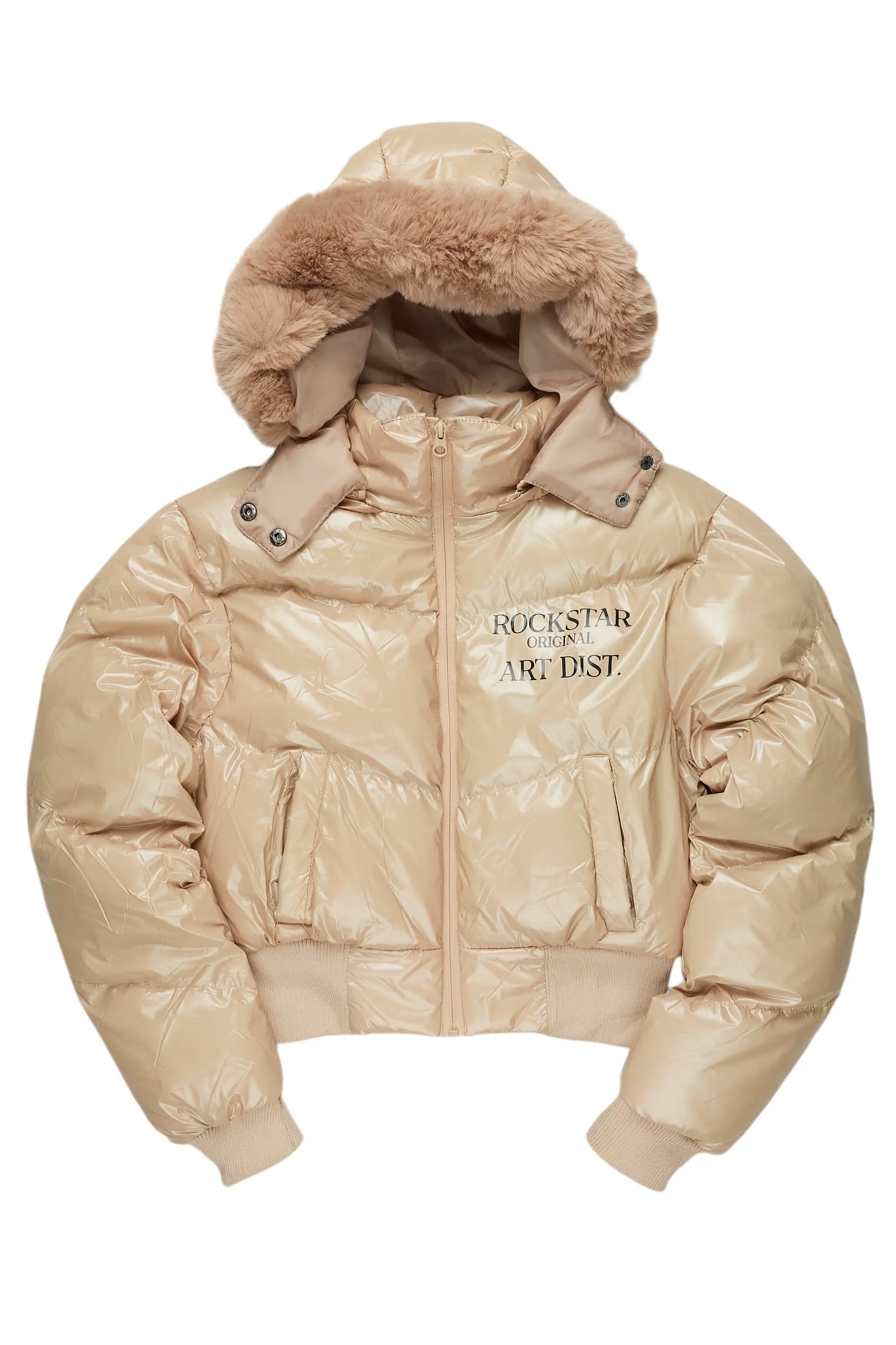 Destina Tan Puffer Jacket