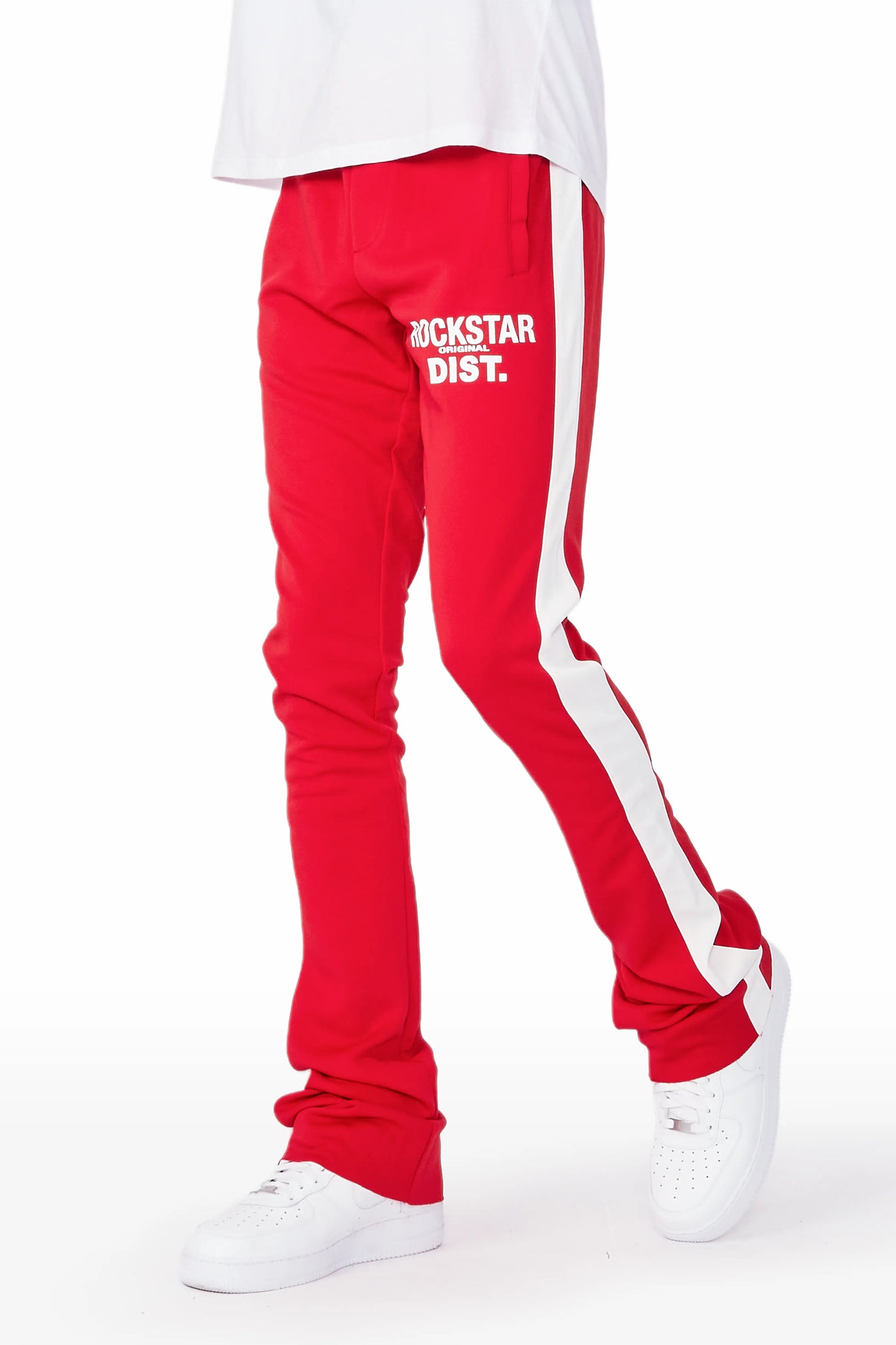 Landry Red Super Stacked Track Pant