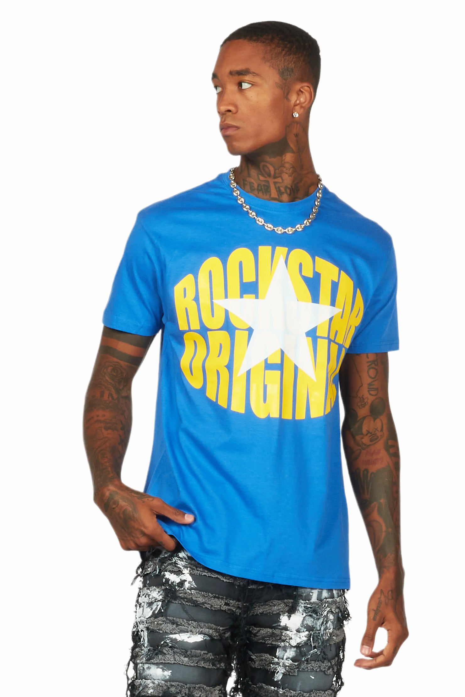 Ranger Blue/Yellow Graphic T-Shirt