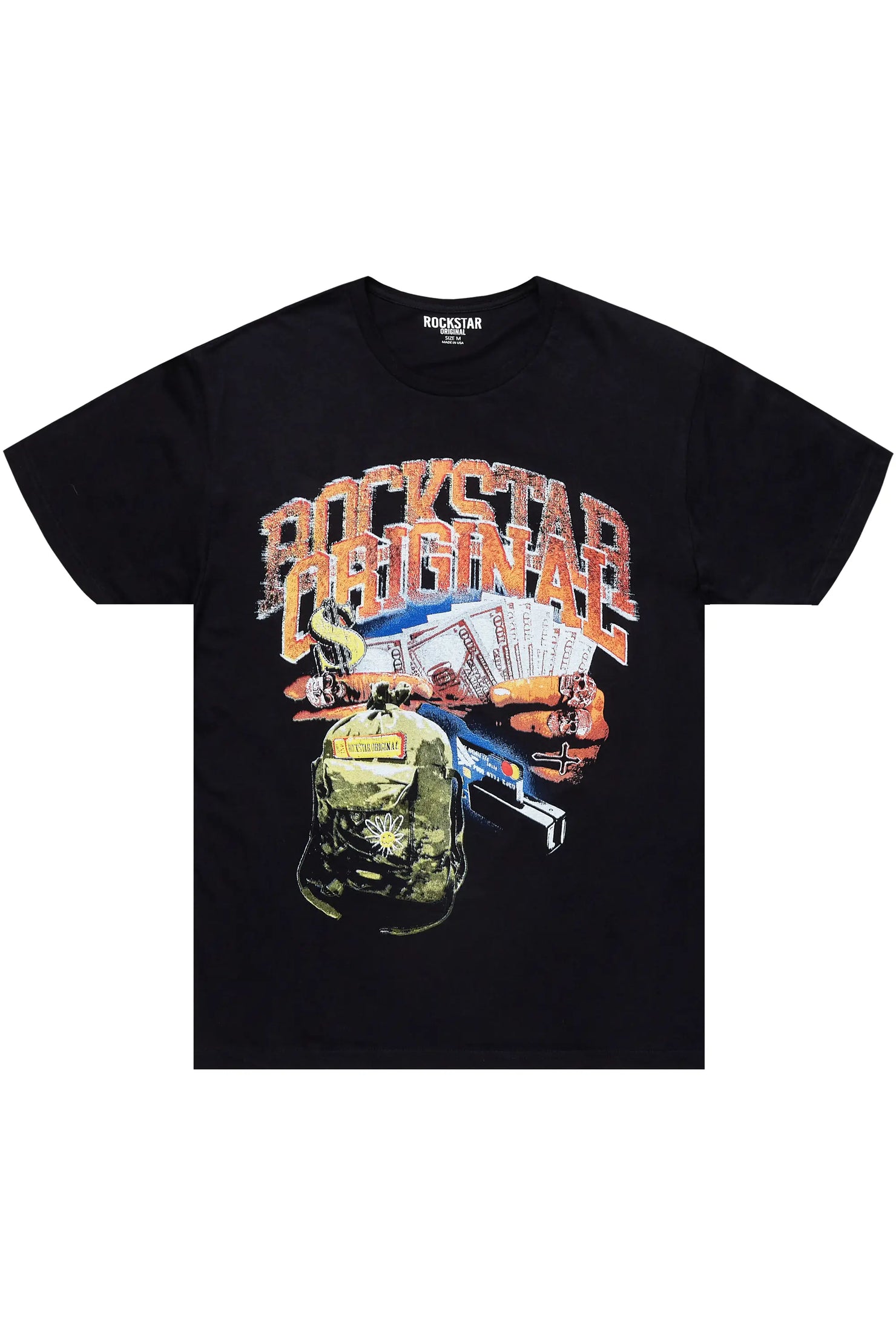 Floriana Black Graphic T-Shirt