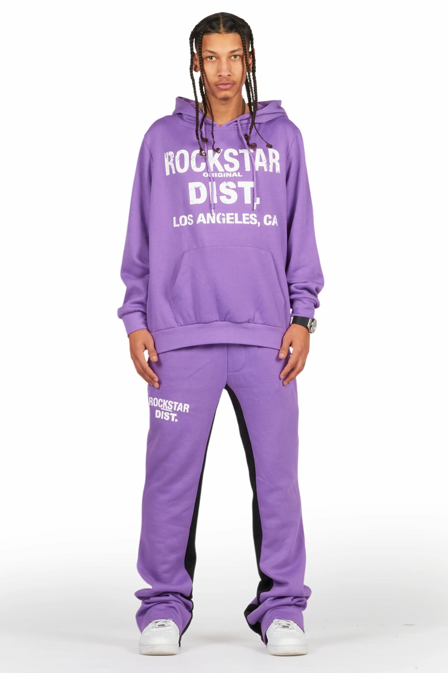 Lake Purple Hoodie/Baggy Track Pant Set