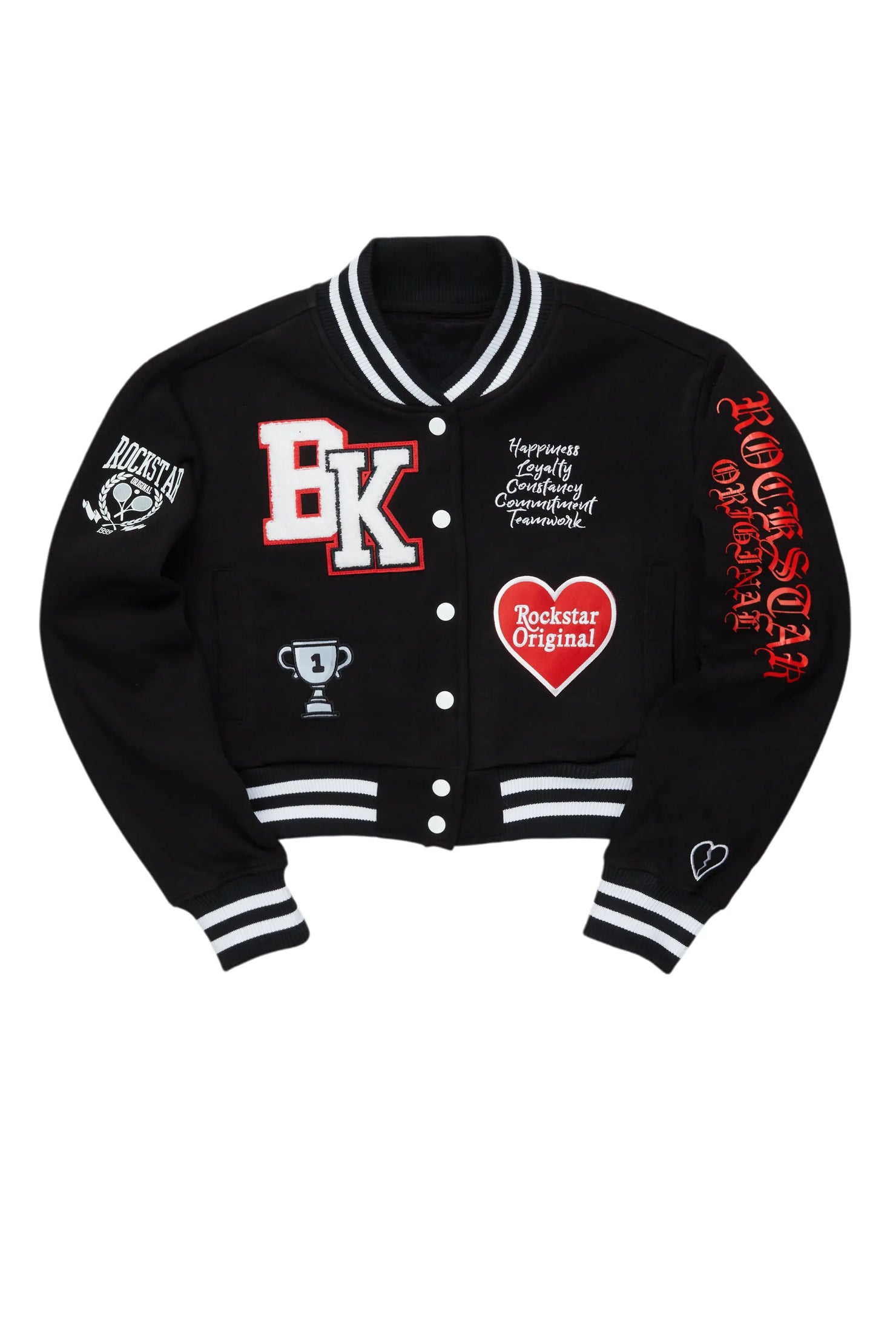 Dianawattee Black Varsity Jacket