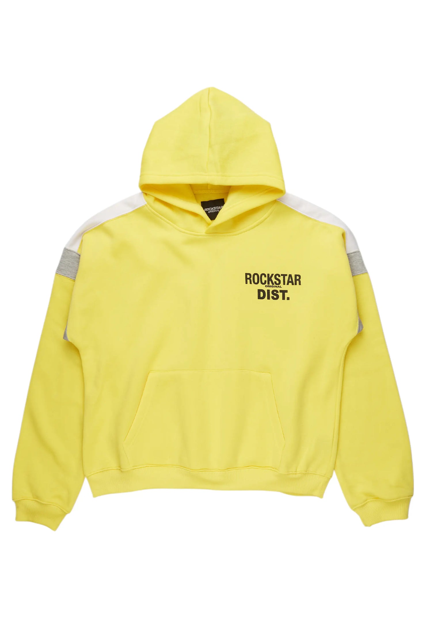 Evonne Yellow Oversized Hoodie