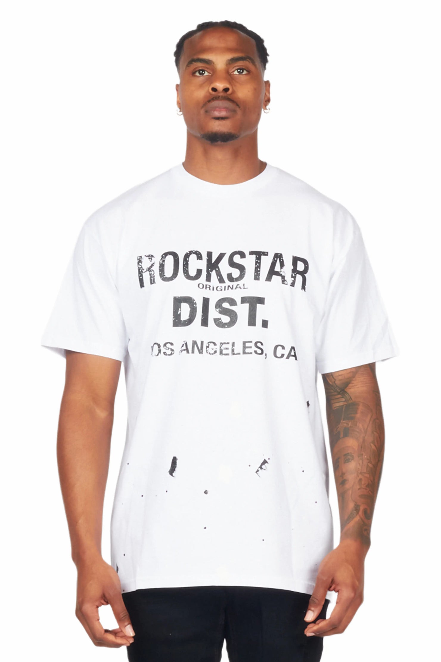 Scottie White Graphic T-Shirt