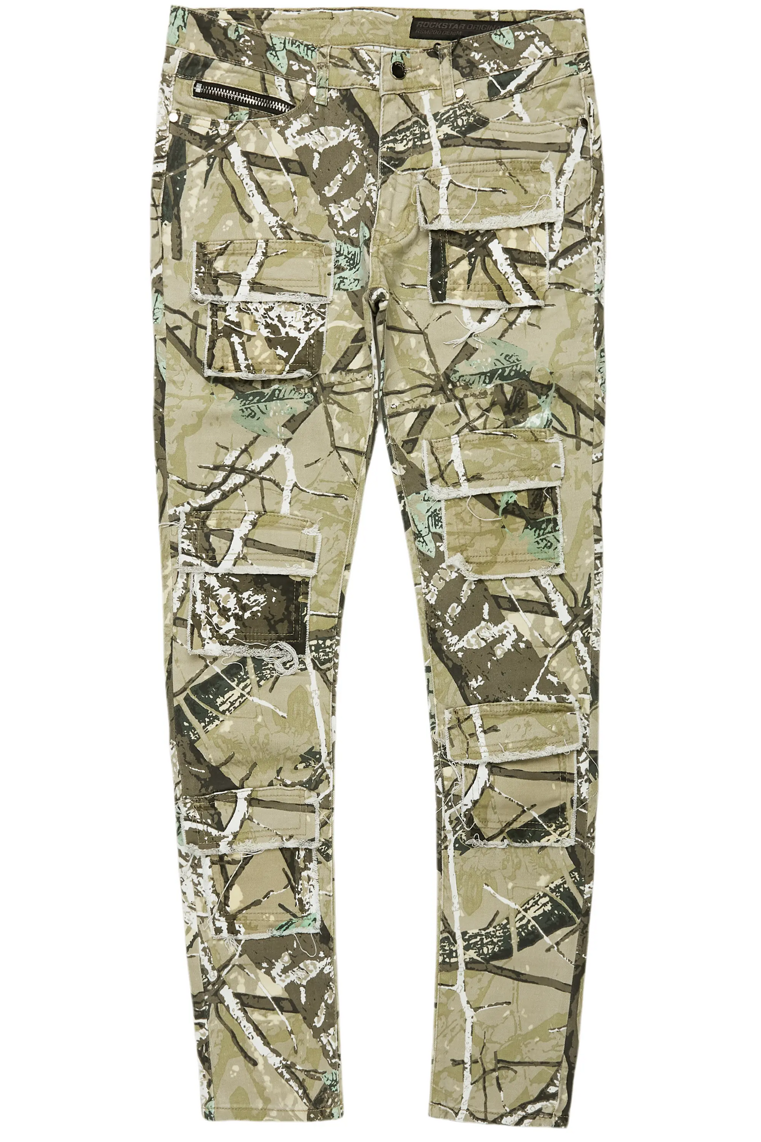 Petrus Tree Camo Slim Fit Jean