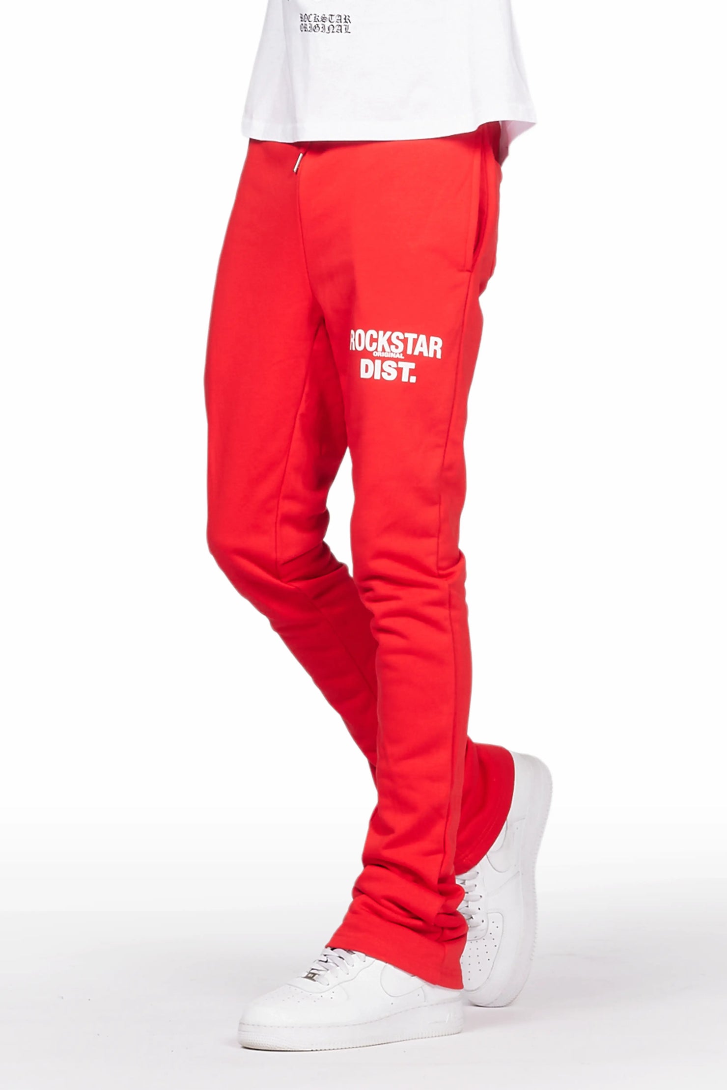 Alpine Red Stacked Flare Pant