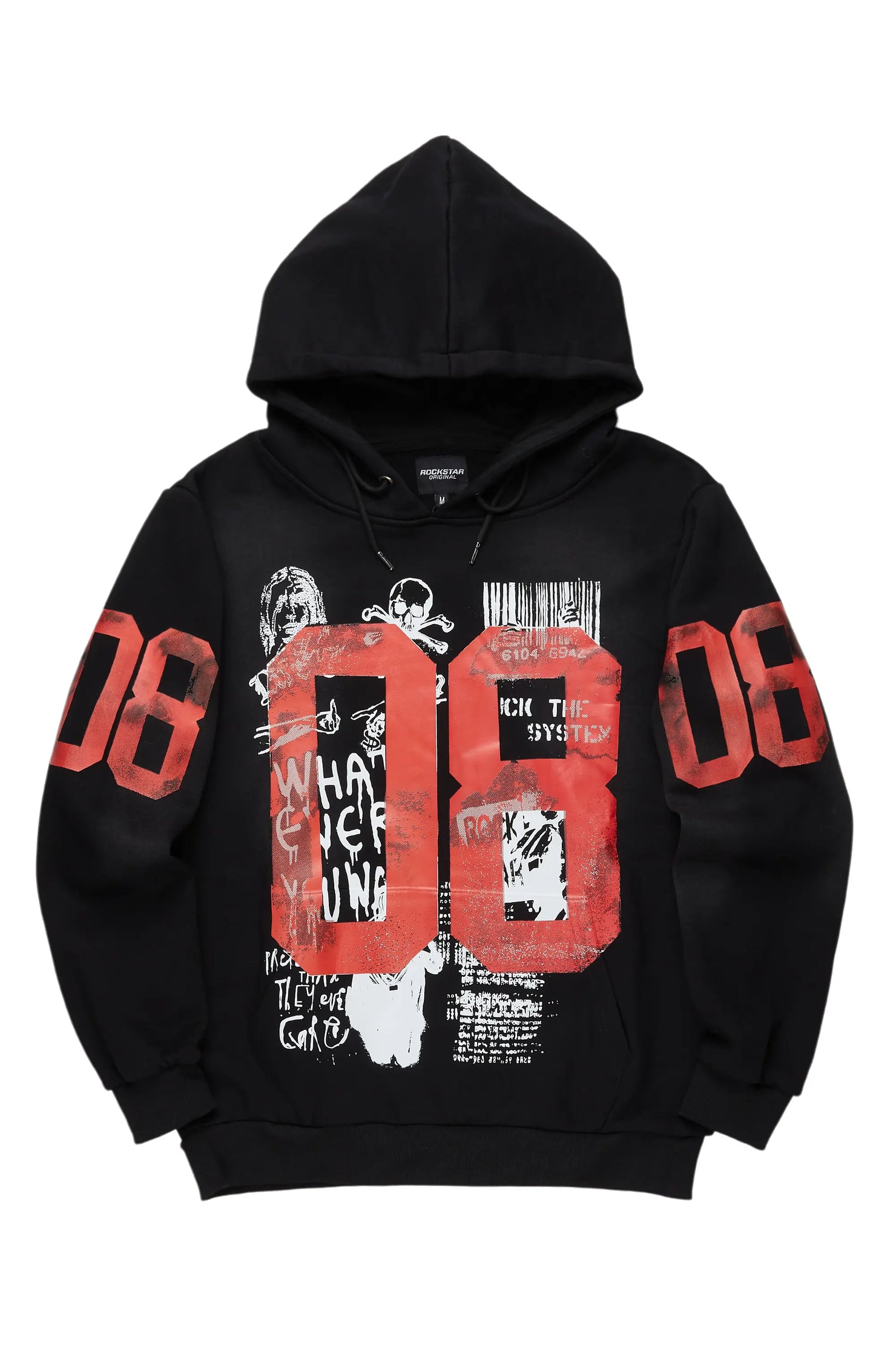 Grill Black Graphic Hoodie