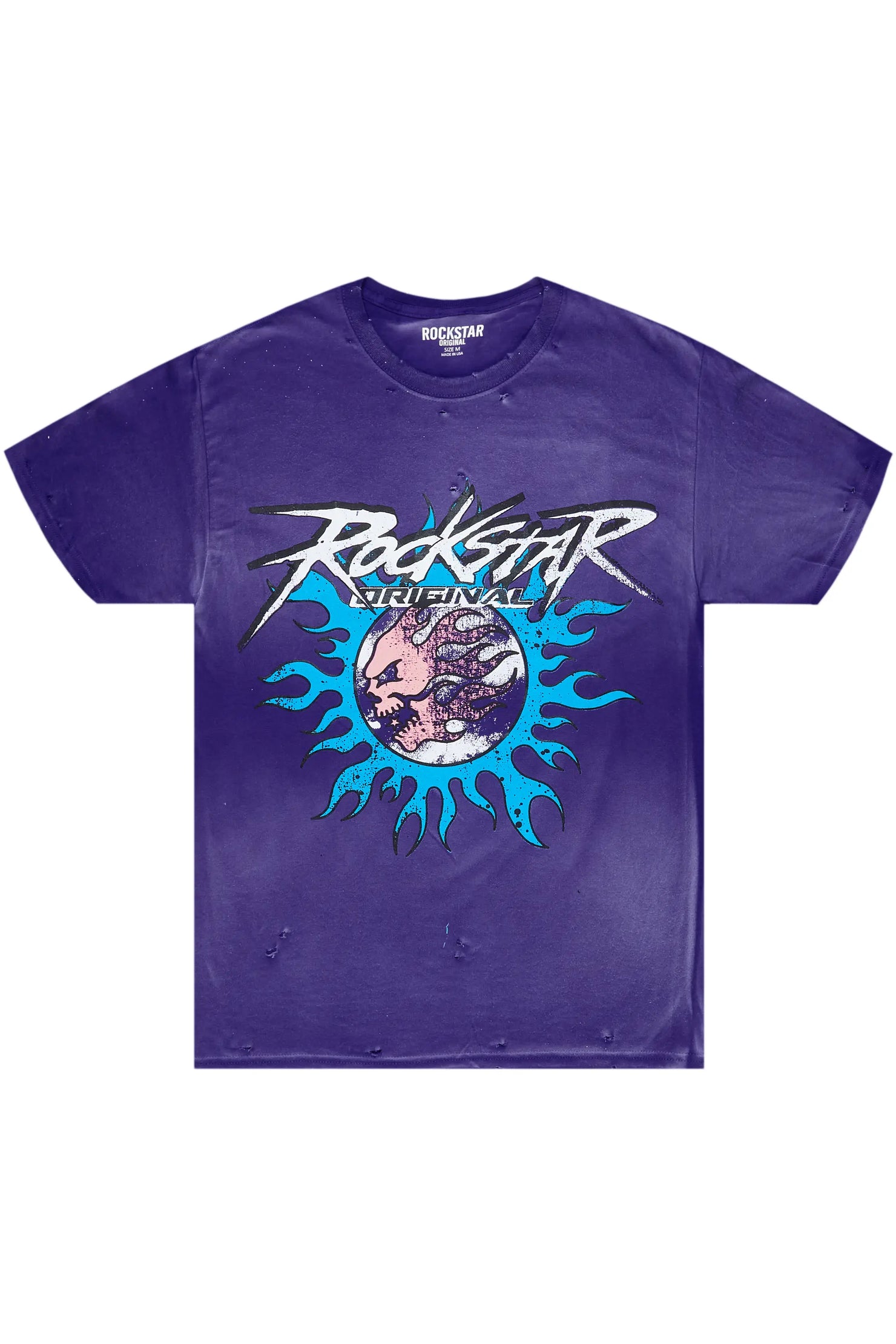 Raishas Purple Oversized Tee