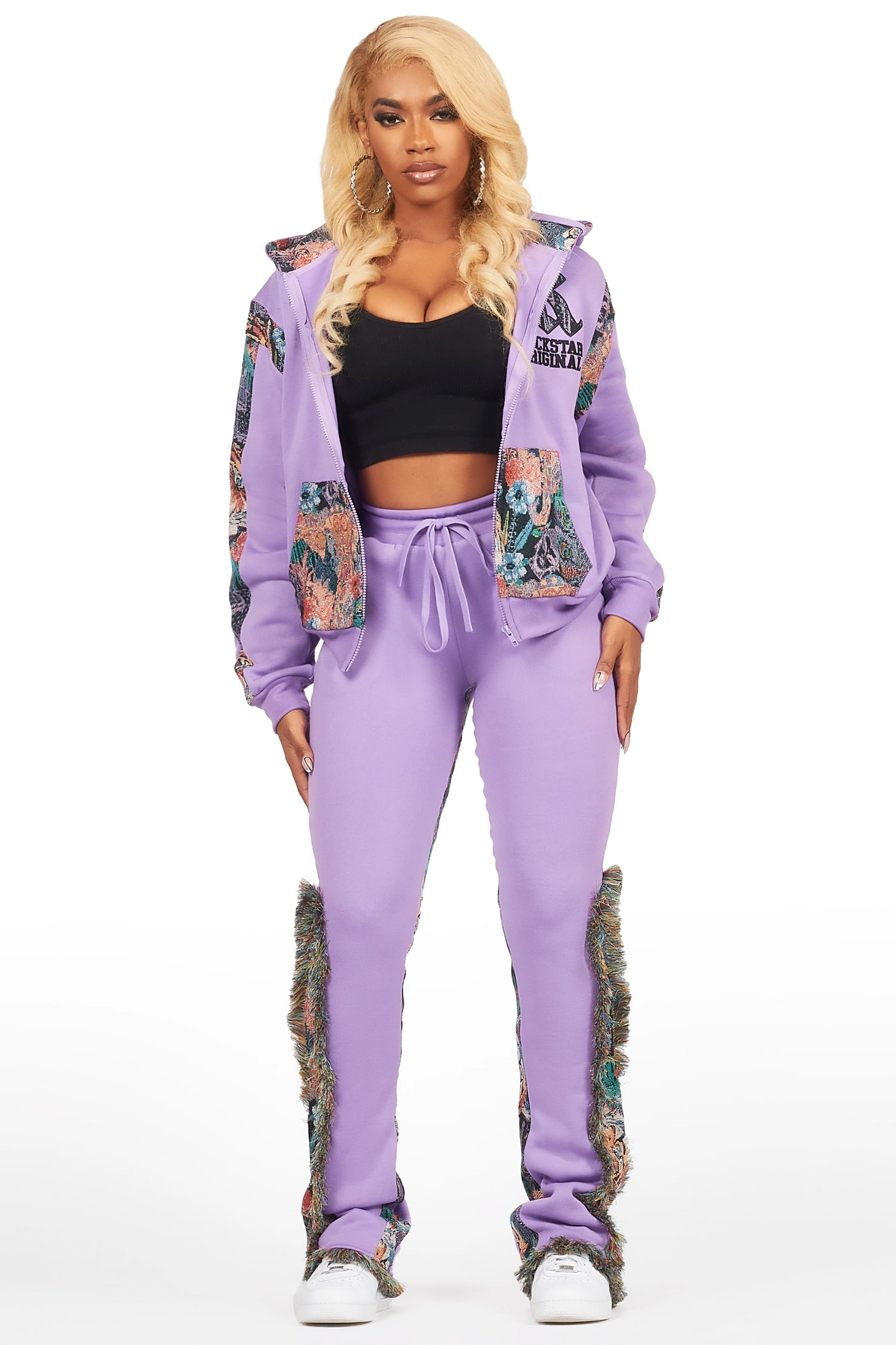 Linnea Purple Tapestry Stacked Trackset