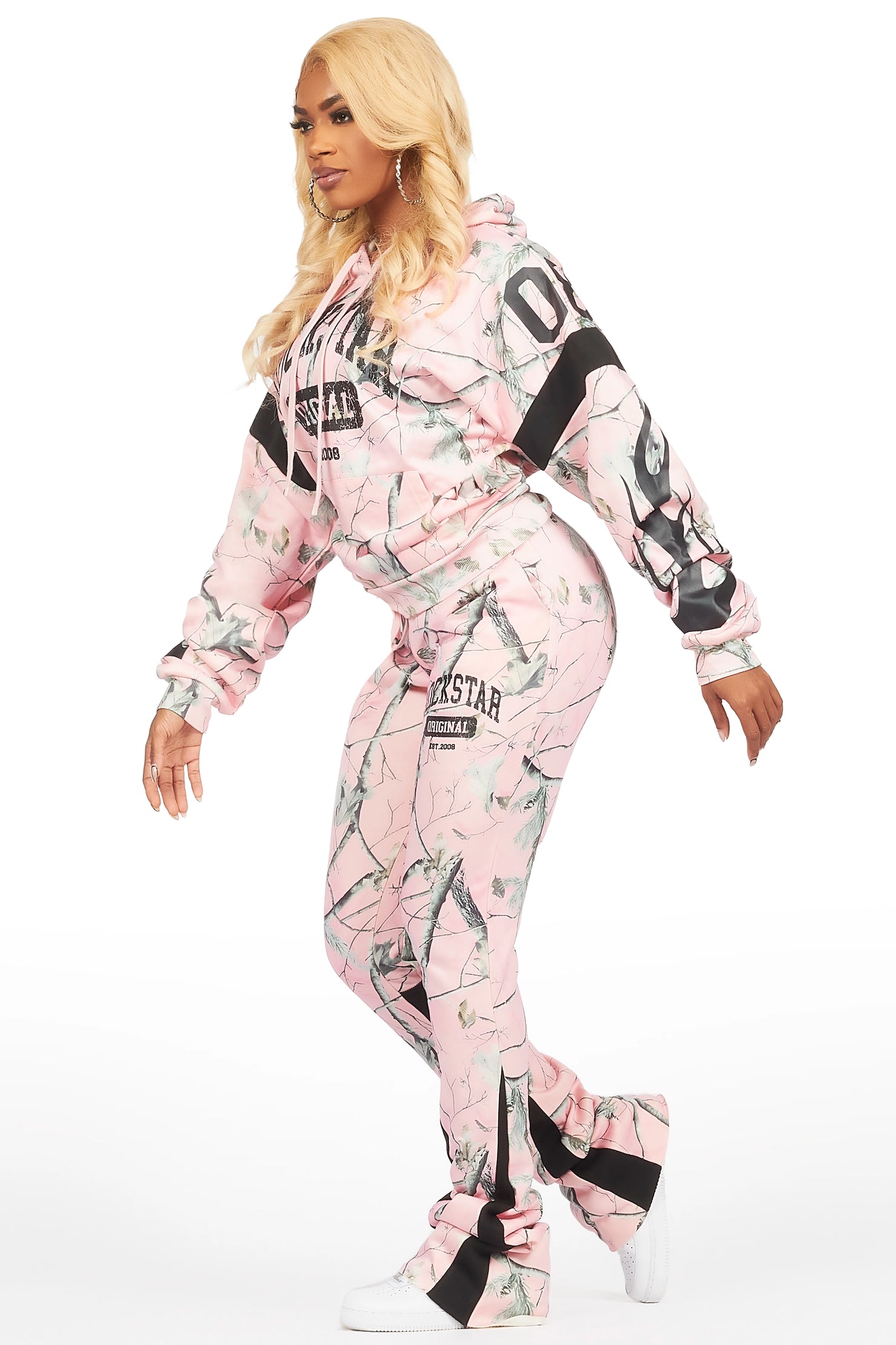 Ethelda Pink Tree Camo Super Stacked Trackset