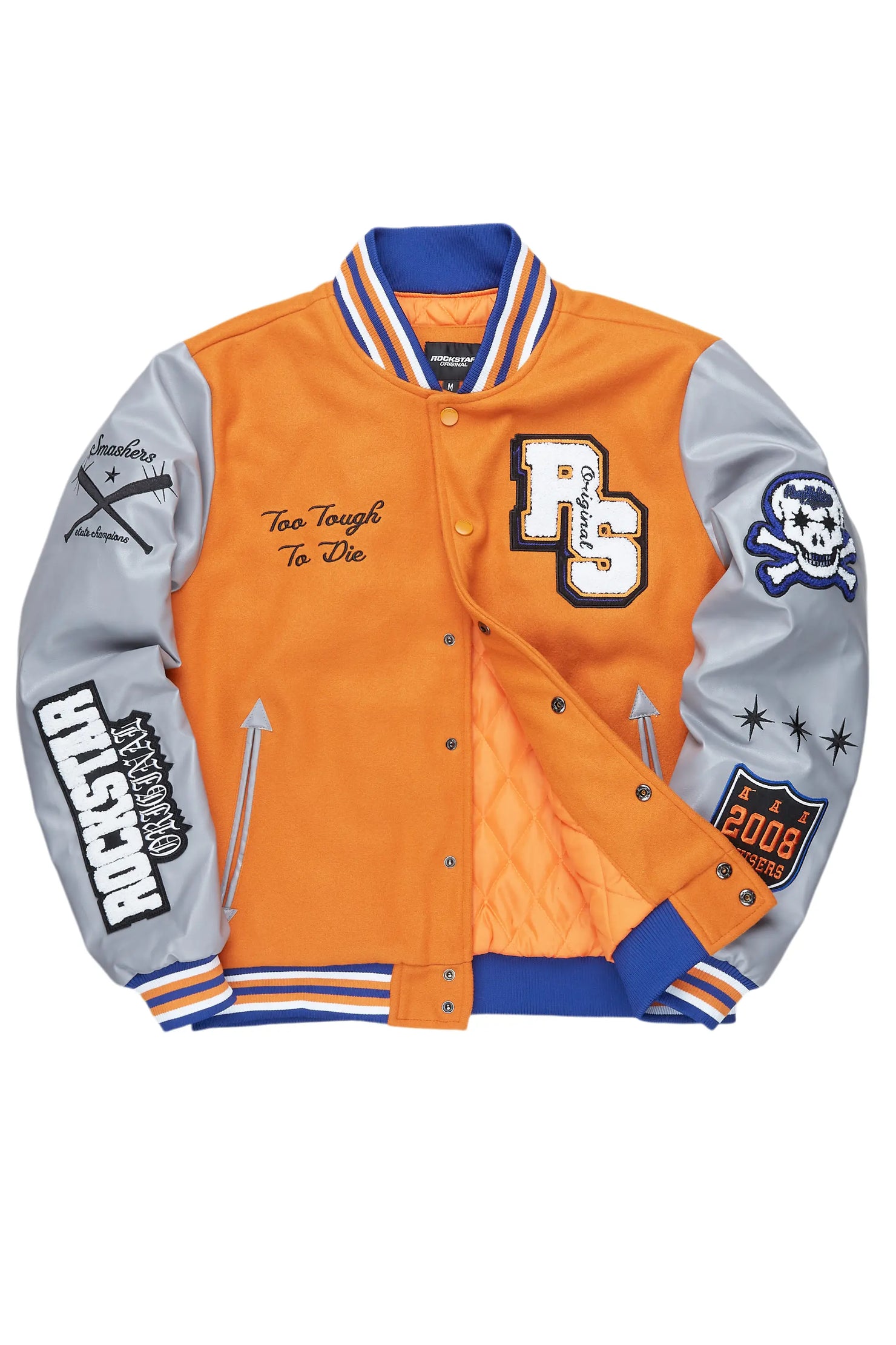 Shexter Orange Varsity Jacket