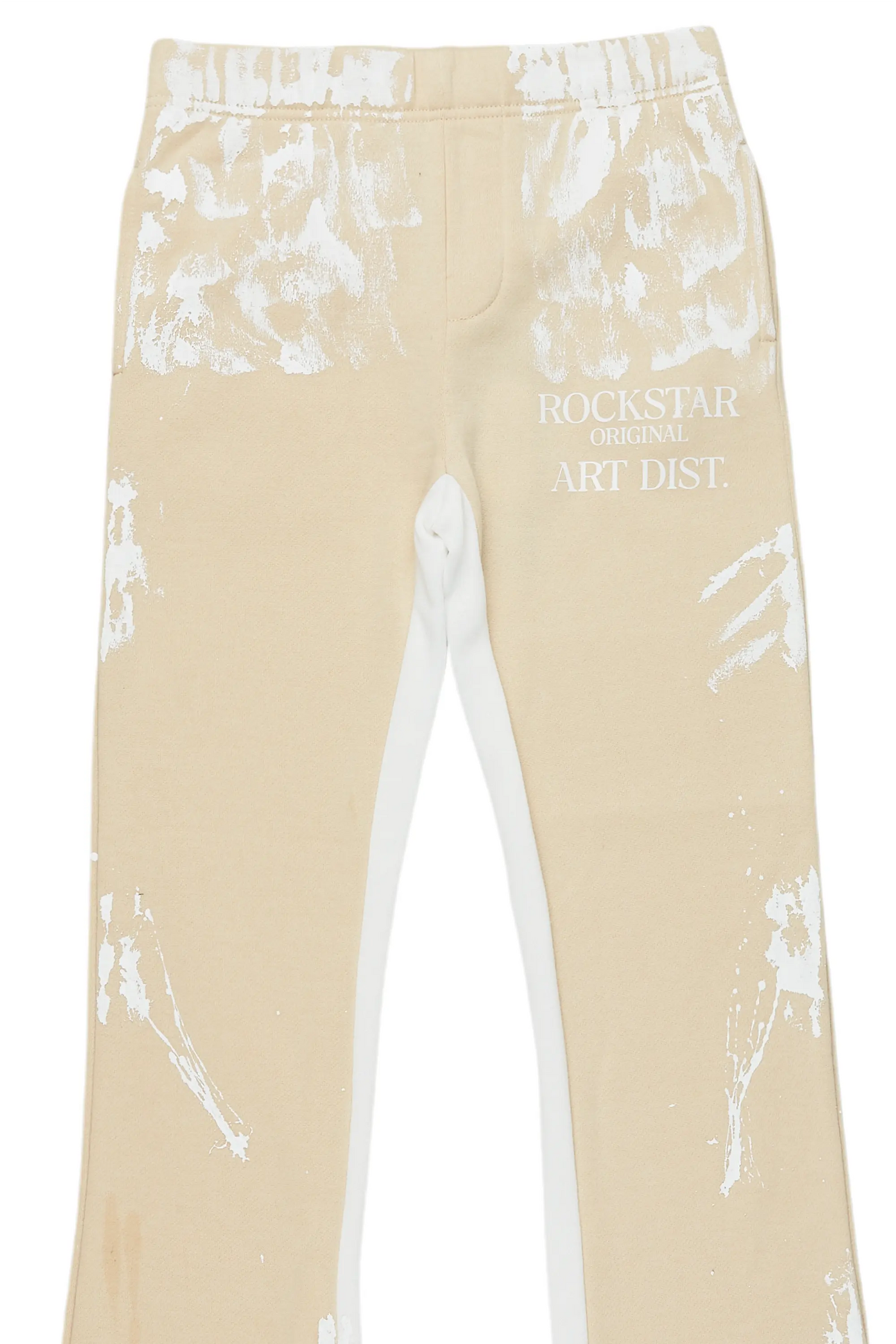 Boys Filip Beige Baggy Fit Trackpant