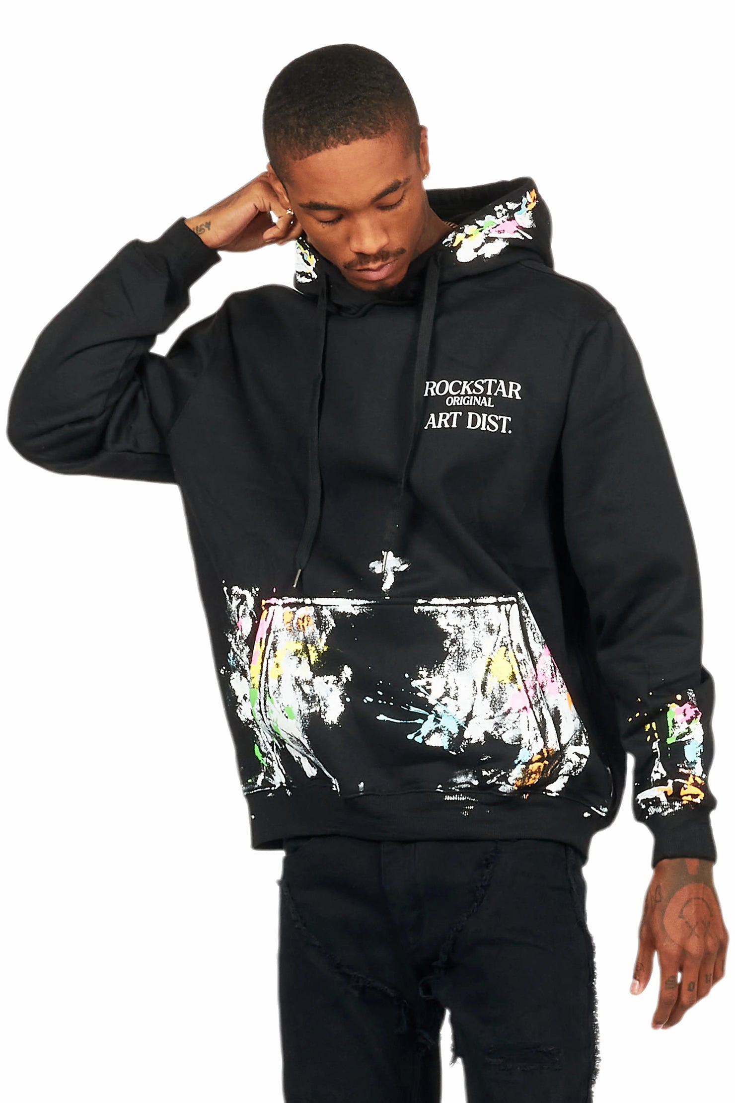 Filip Black/Multi Graphic Hoodie