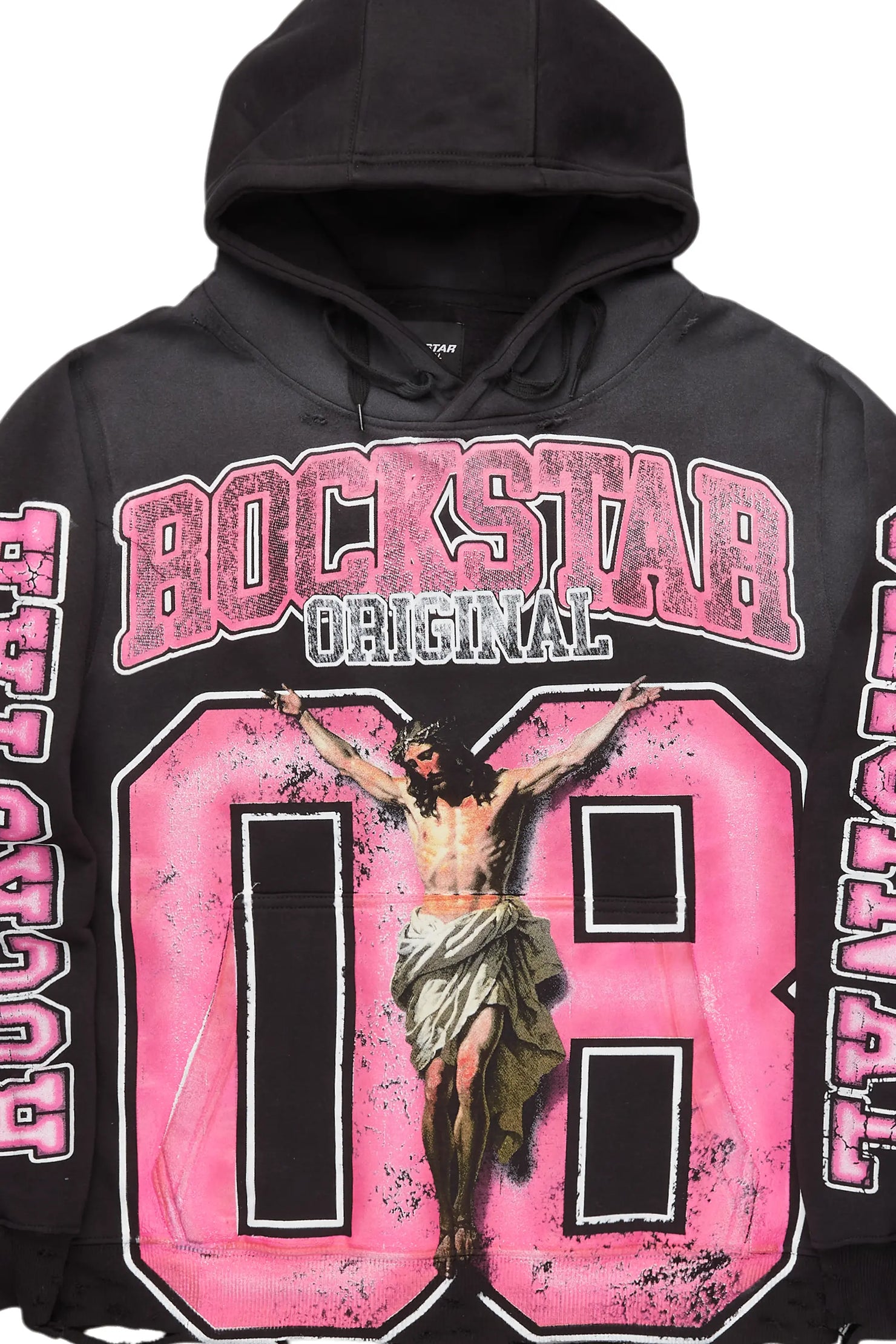 Tariqa Black Oversized Hoodie