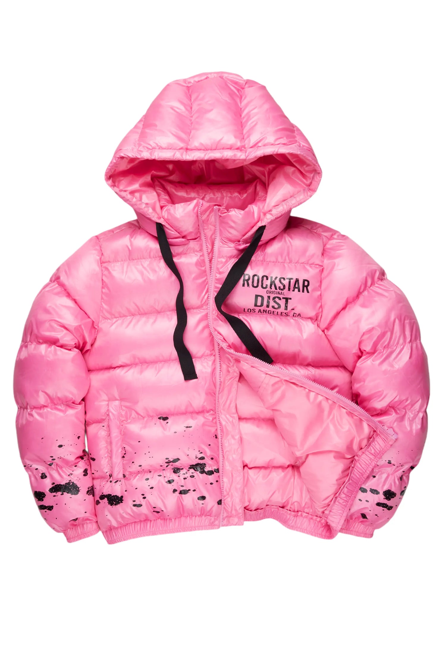 Art Dist. 2.0 Pink Puffer Jacket