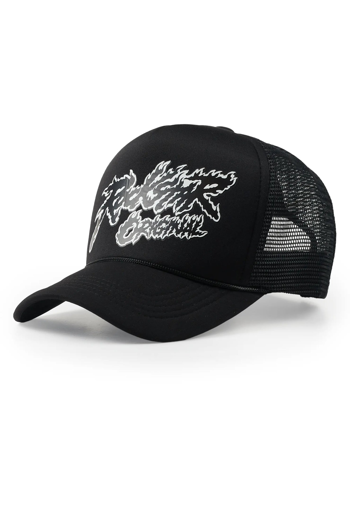 Evert Black Graphic Trucker Hat