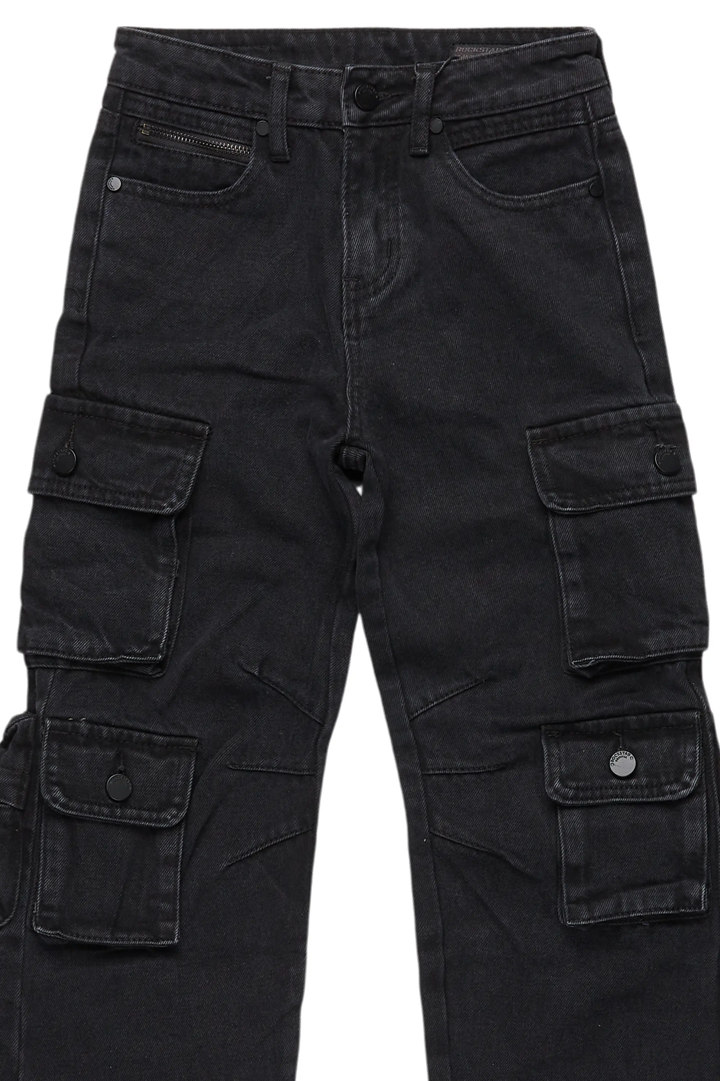 Boys Cortie Jet Black Baggy Fit Jean