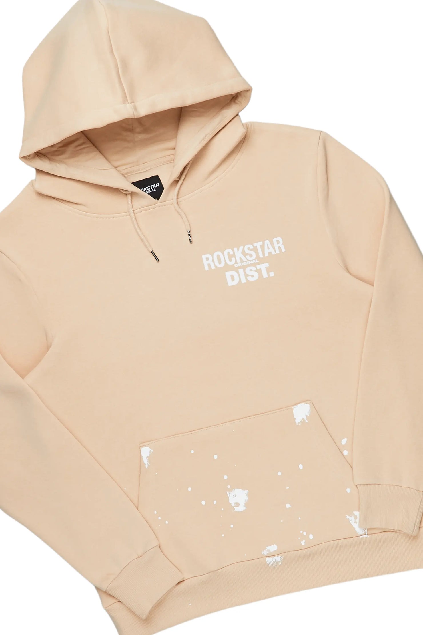 Raffer Beige/White Hoodie/Super Stacked Flare Pant Set– Rockstar