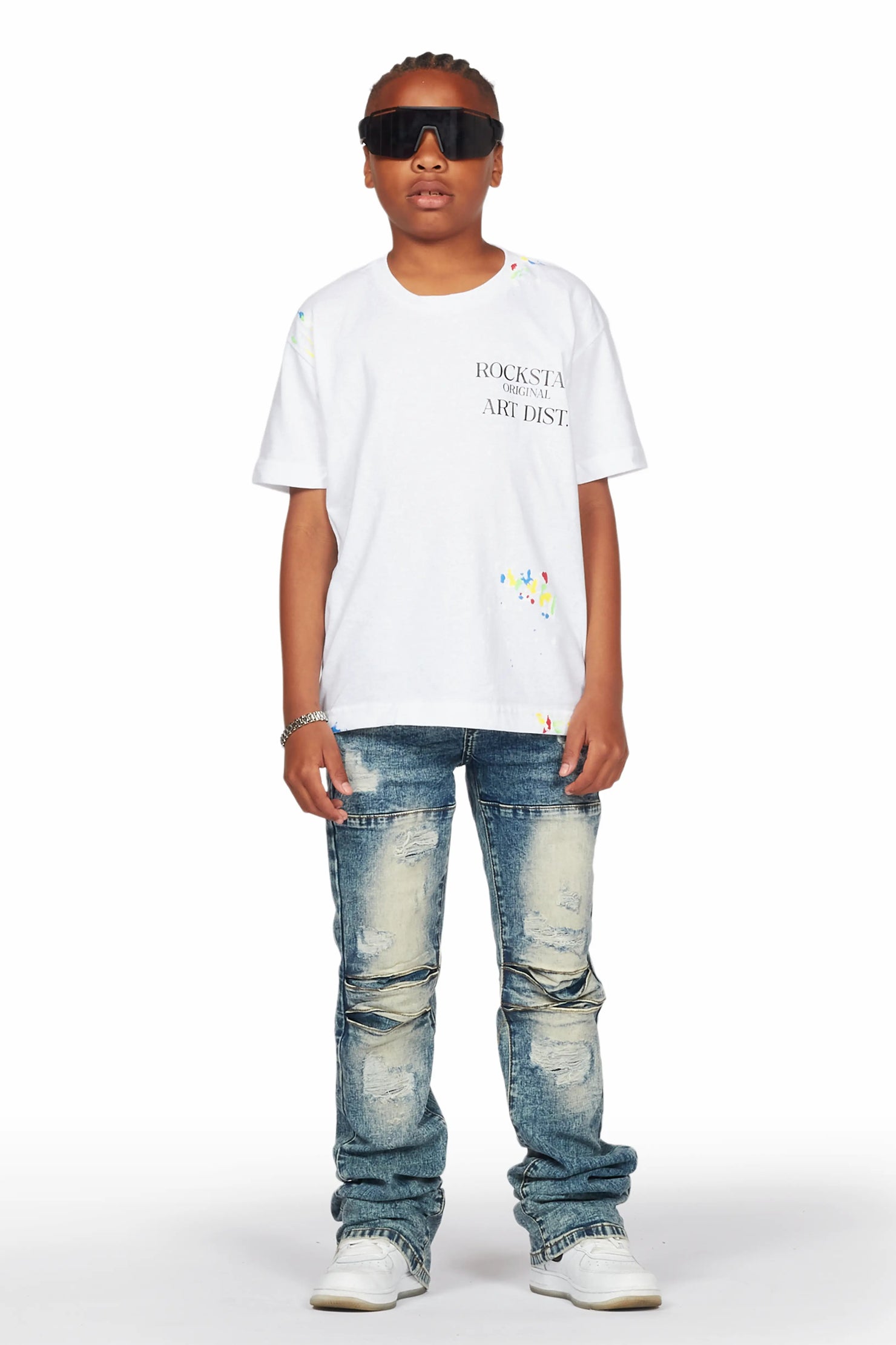 Boys Wald Vintage Stacked Flare Jean