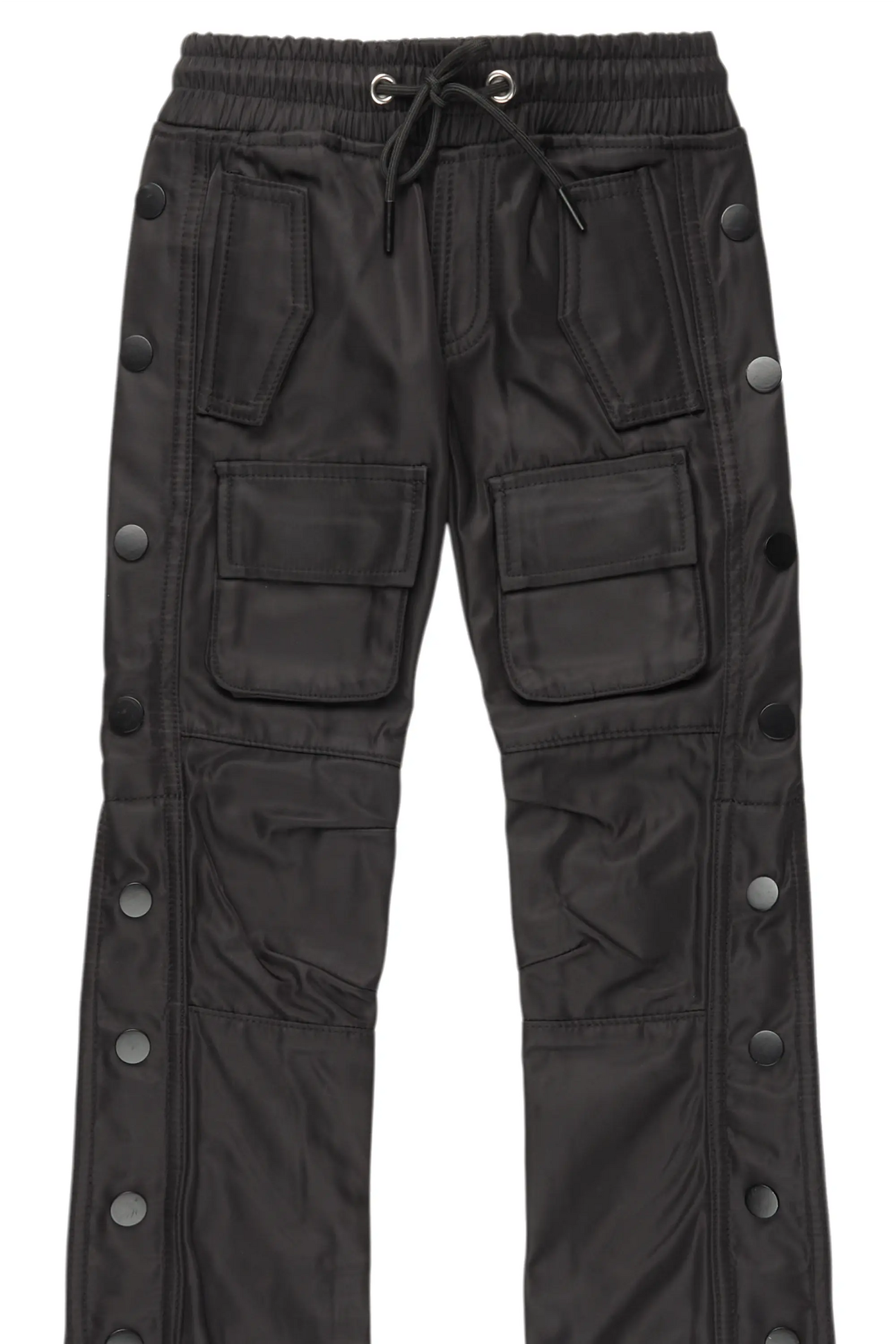 Boys Yuri Black Nylon Pants