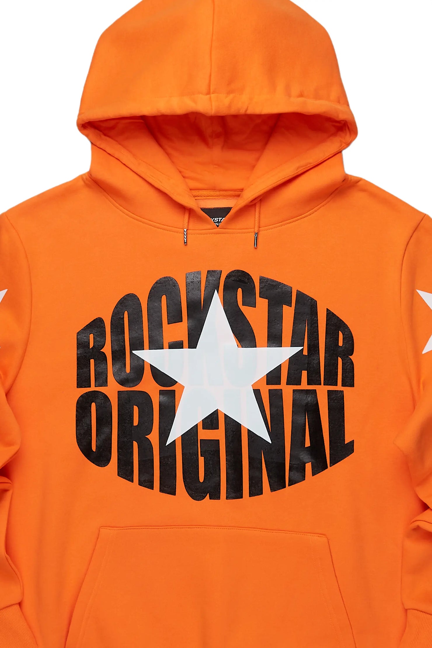 Hachi Orange/Black Graphic Hoodie