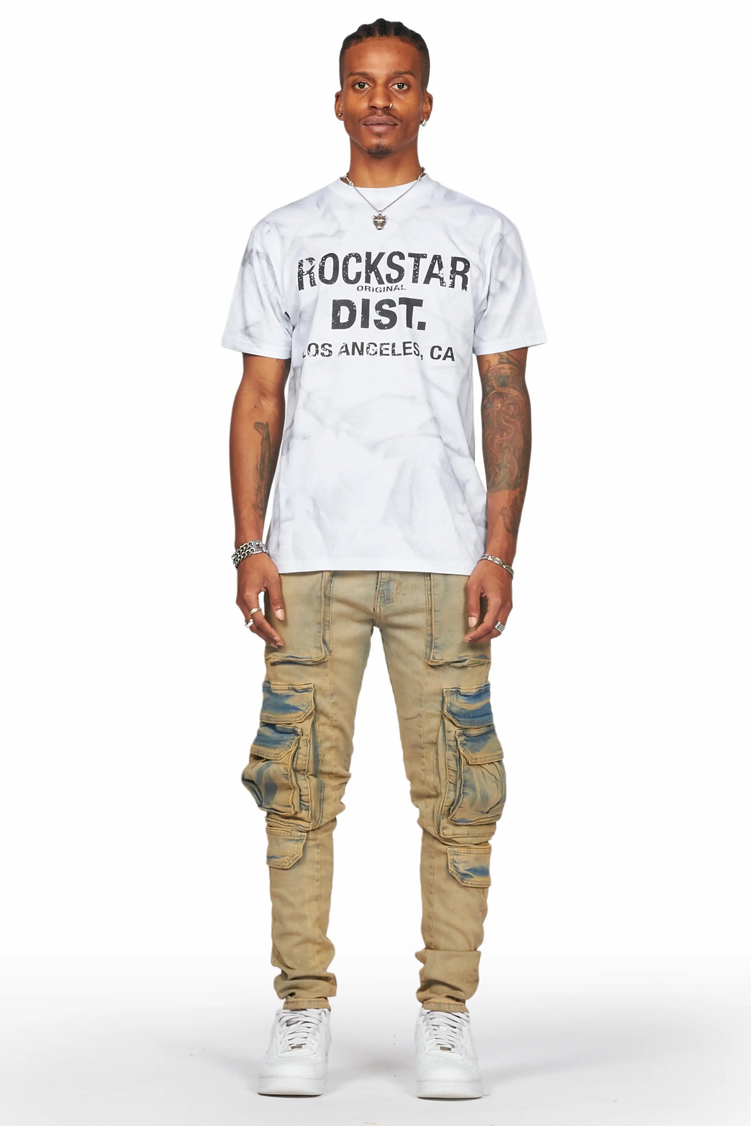 Iniko Tint Skinny Fit Cargo Jean