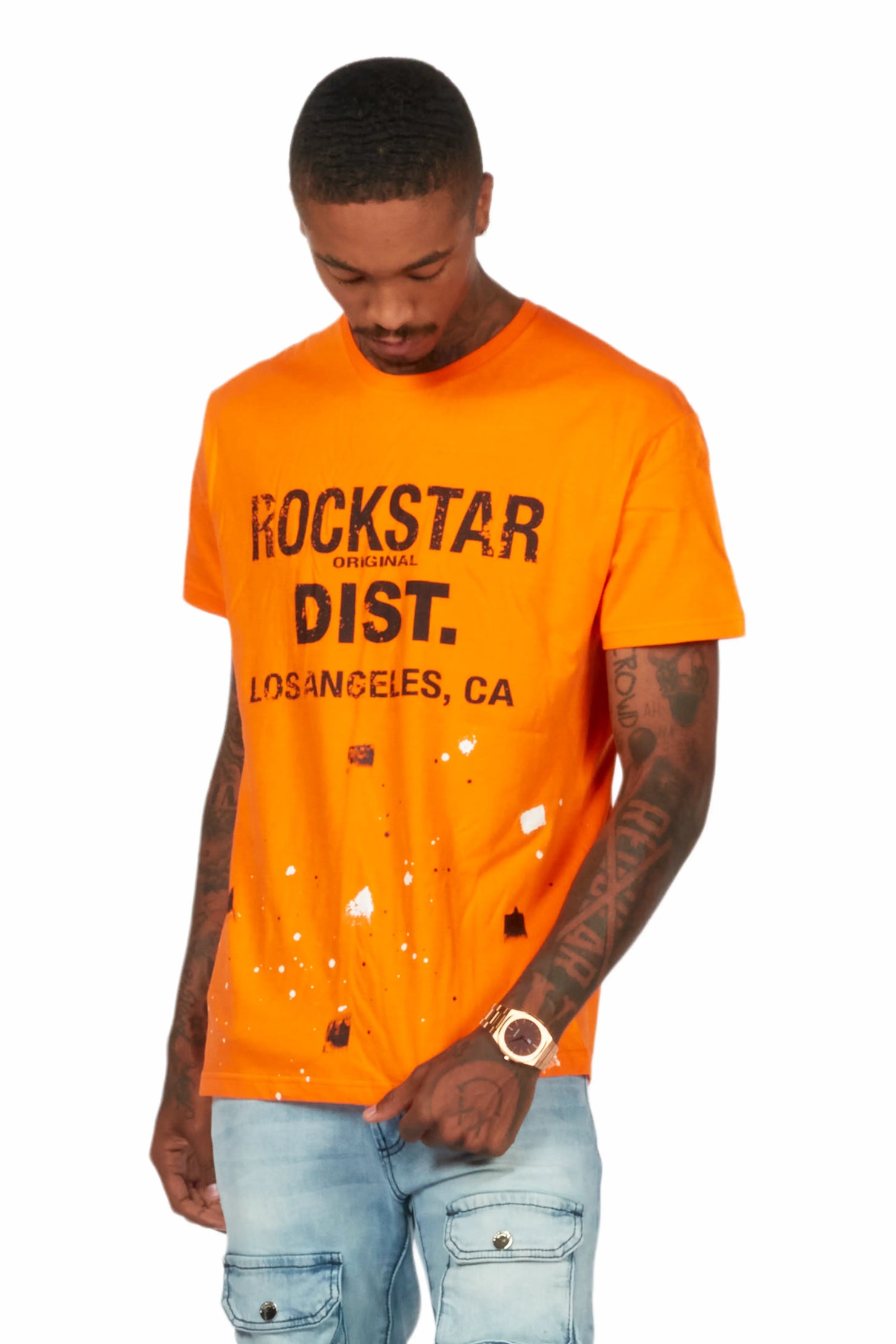 Scottie Orange Graphic T-Shirt