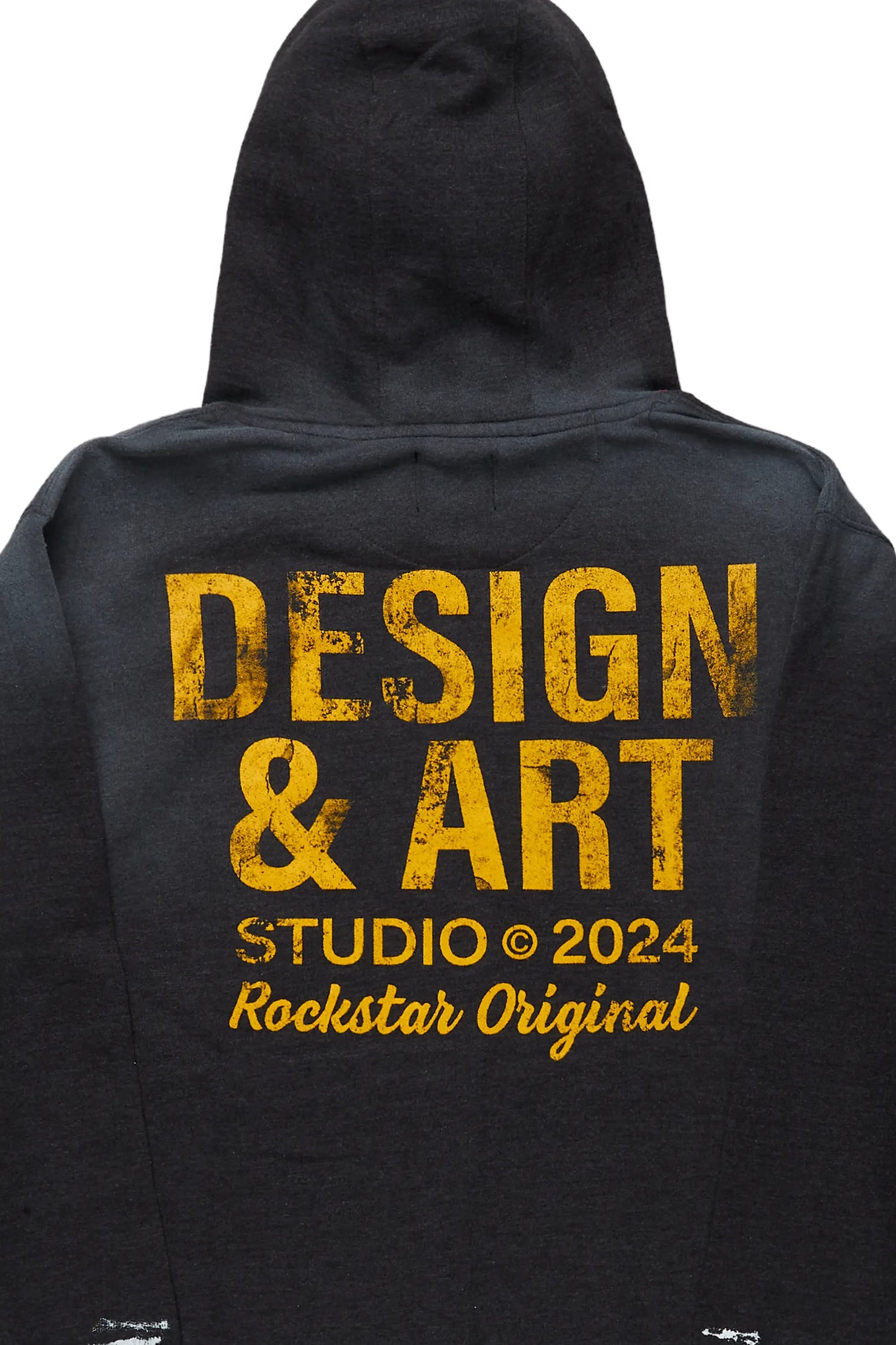 Mancha Charcoal Graphic Hoodie