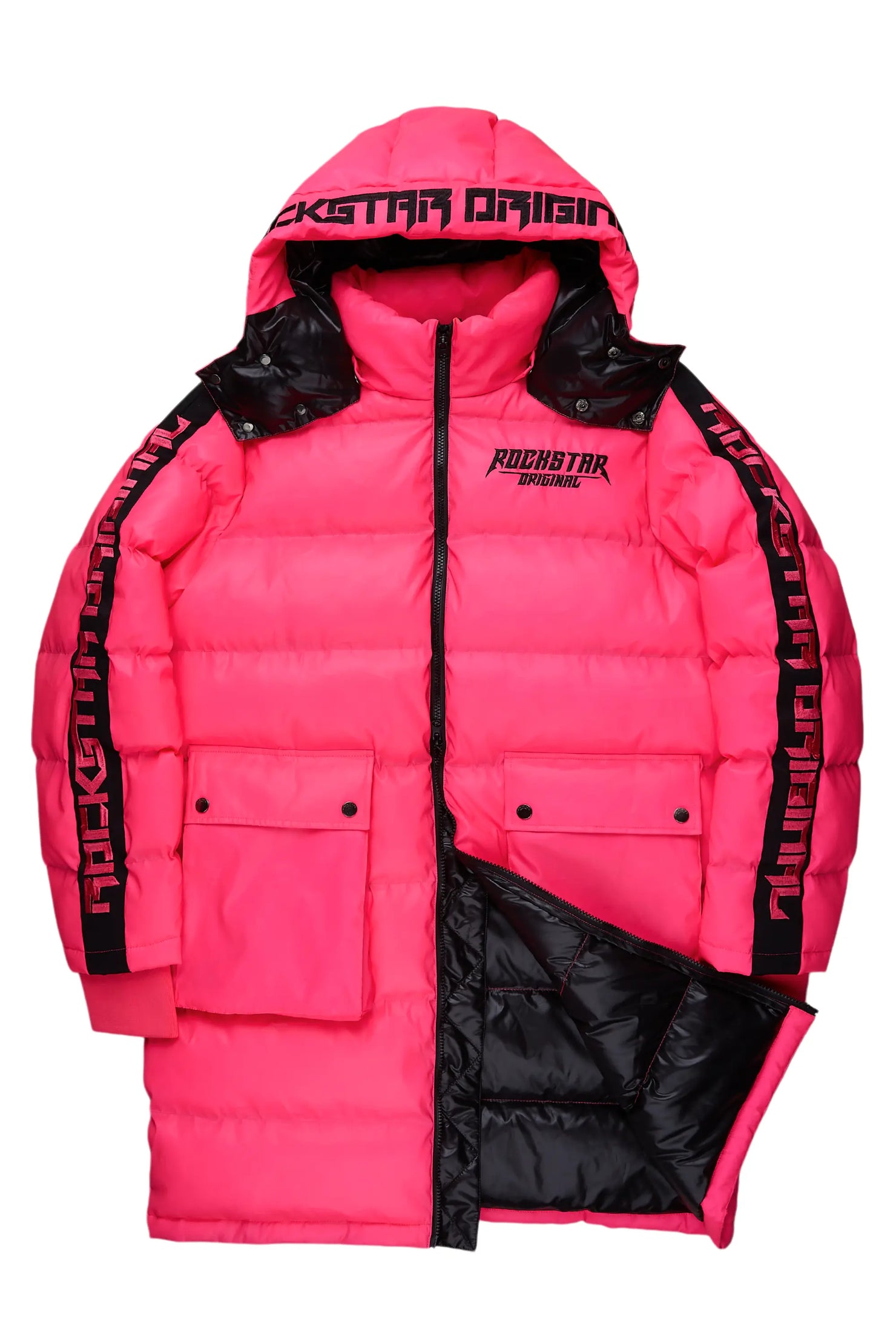 Nikita 2.0 Reflective Pink Puffer Jacket