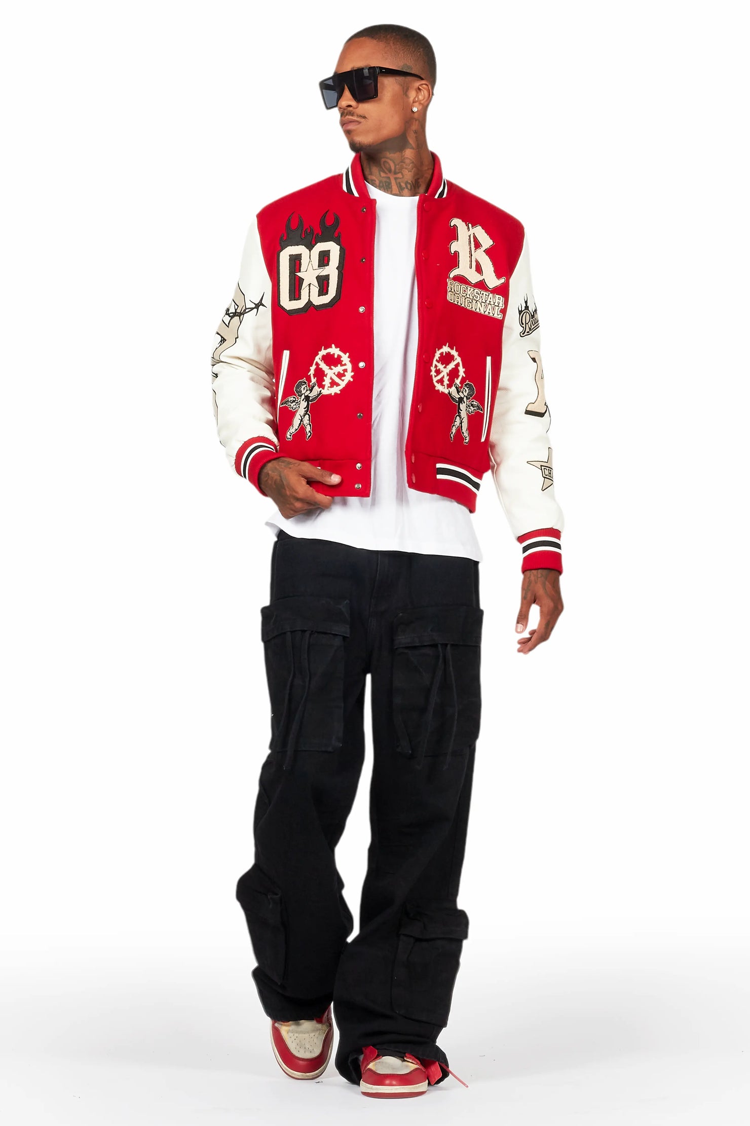 Rune Red Varsity Jacket