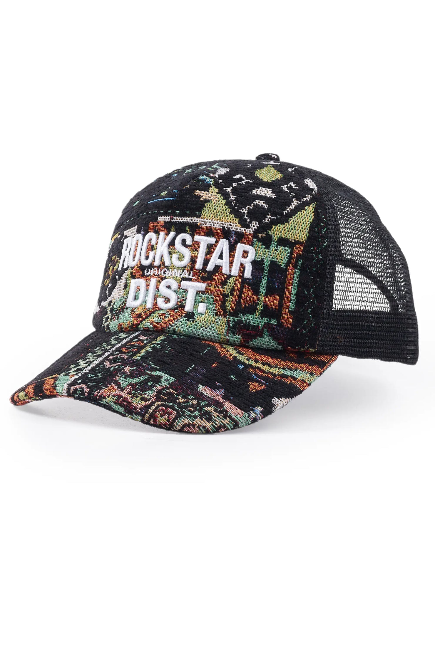 Ayami Green Tapestry Trucker Hat