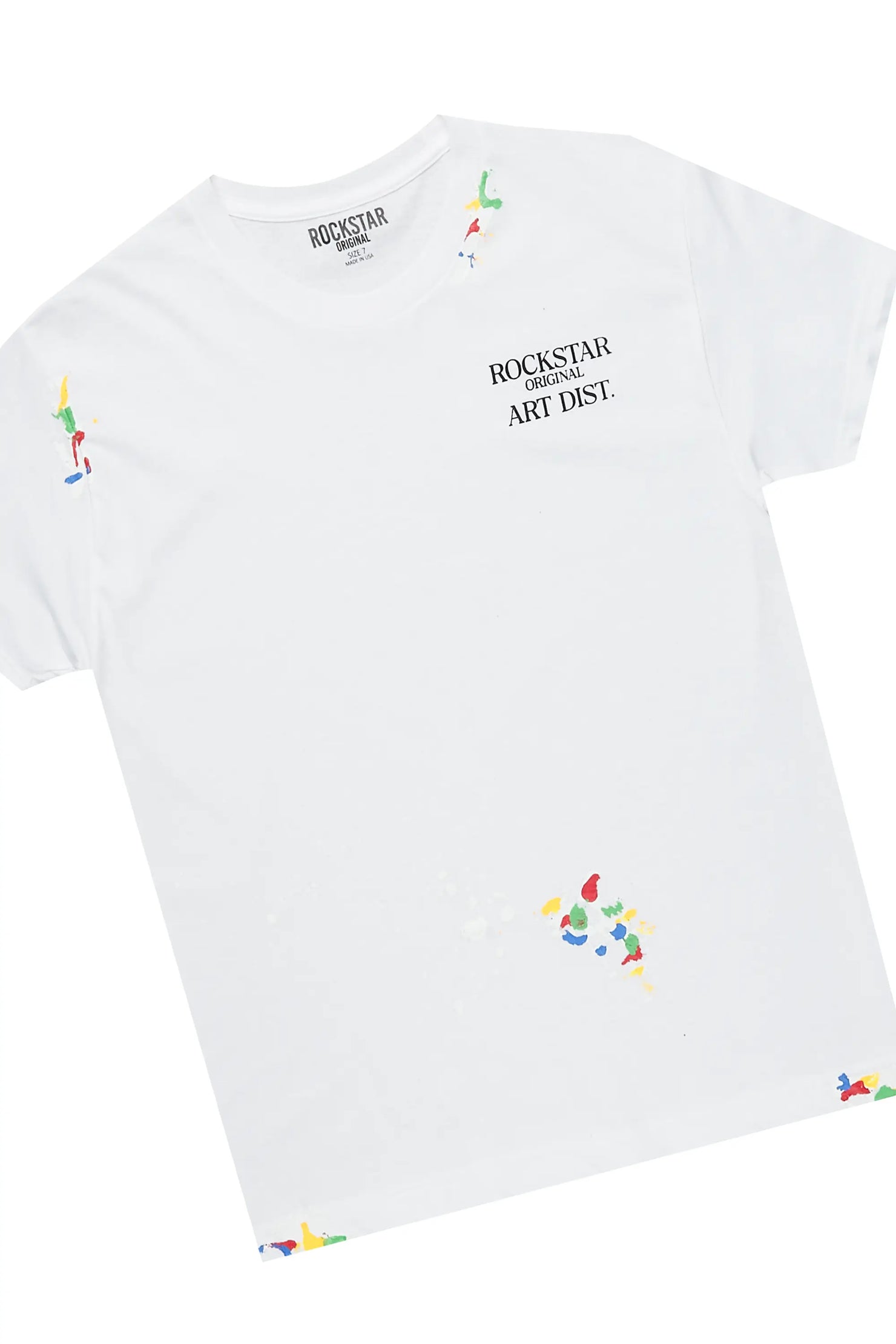 Boys Artemi White/Black T-Shirt Super Stacked Set