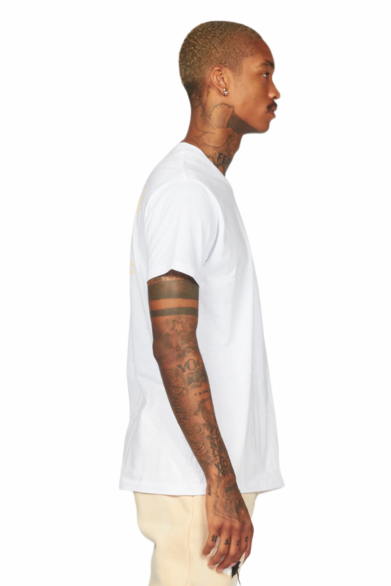 Lake White/Beige Graphic T-Shirt