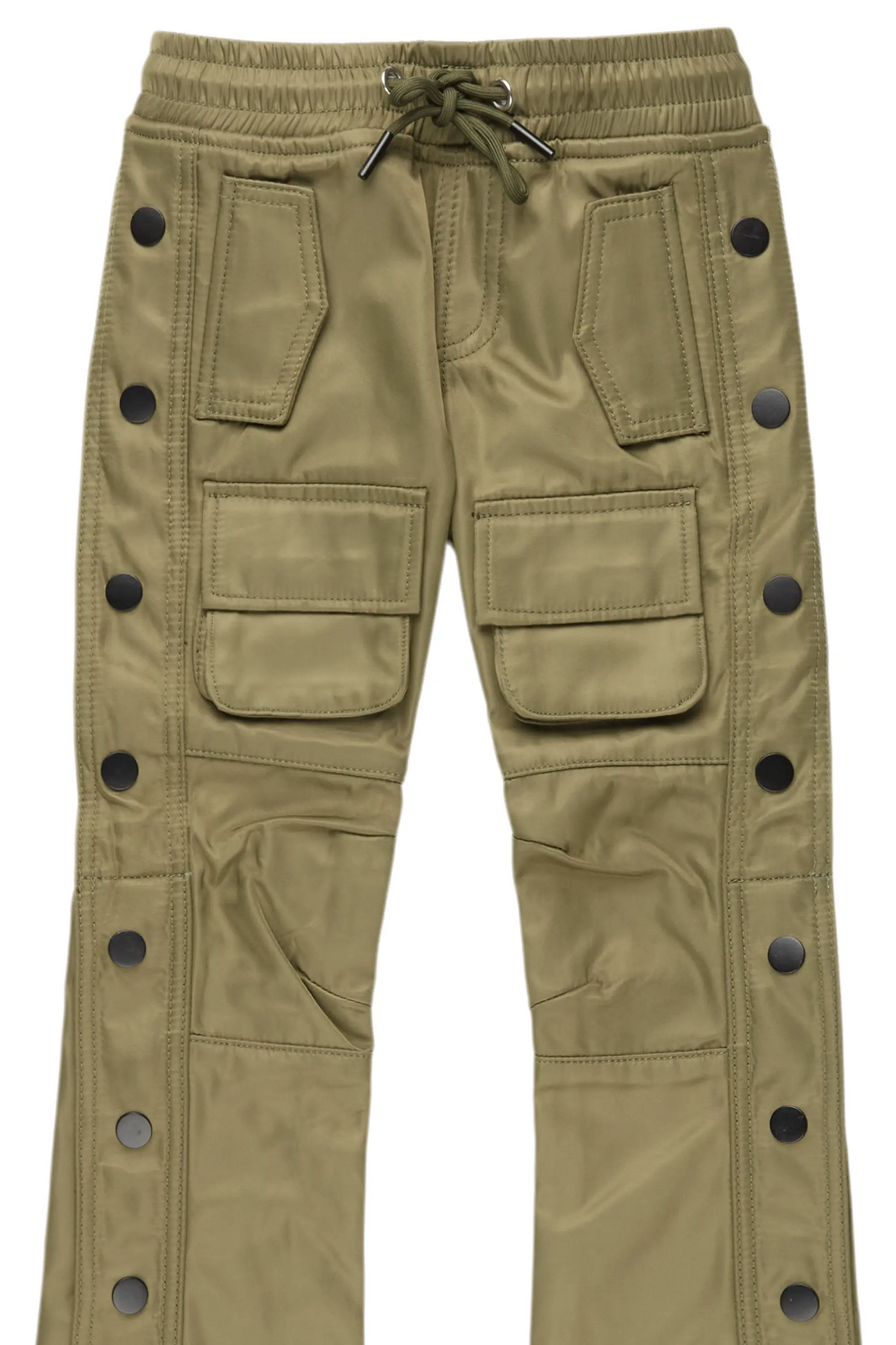 Boys Yuri Olive Nylon Pants