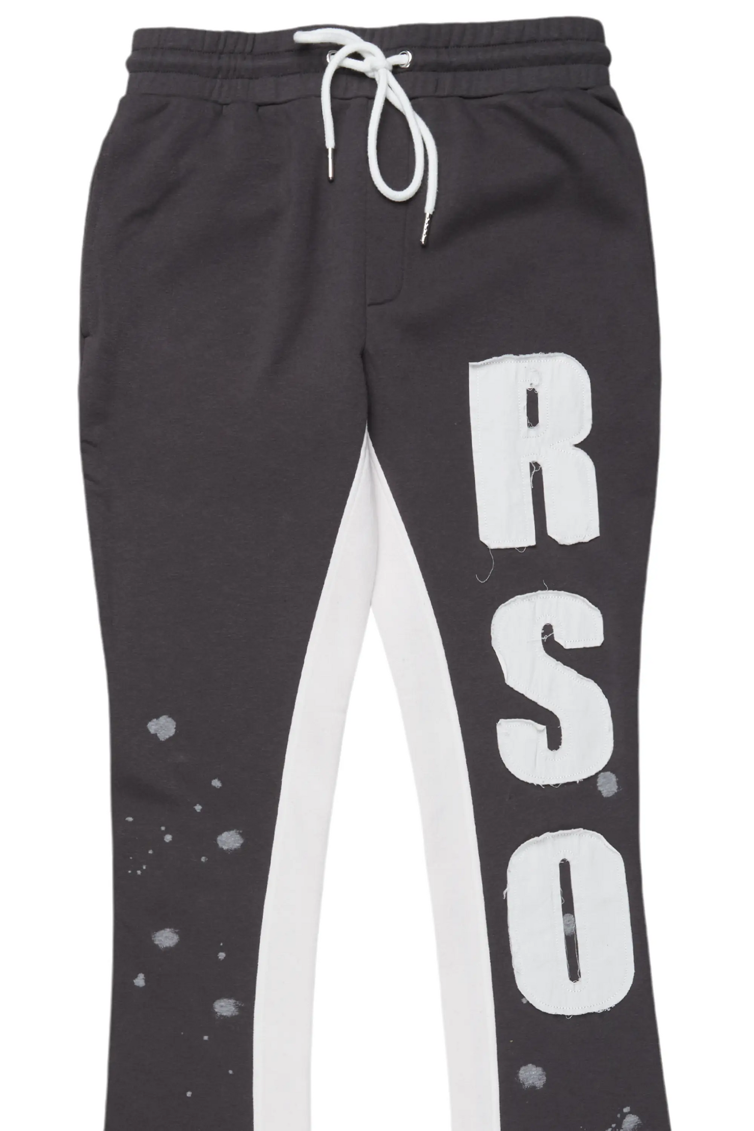 Brandi Grey Stacked Track Pant