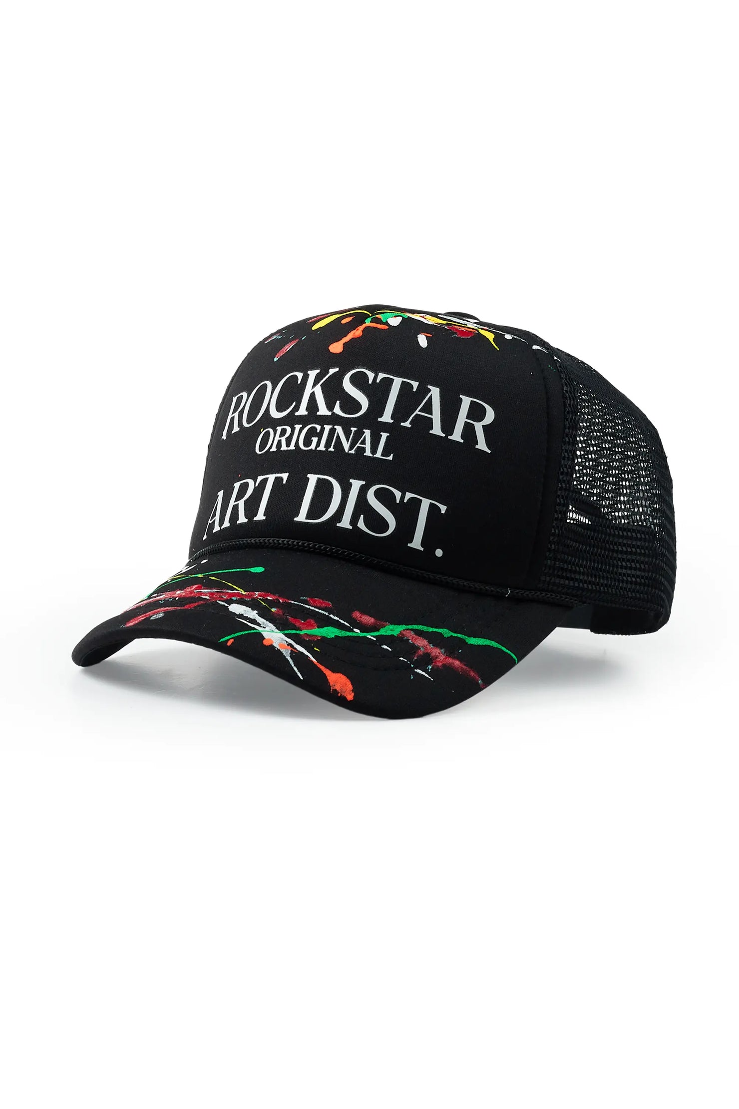 Boys Abiel Black Graphic Trucker Hat