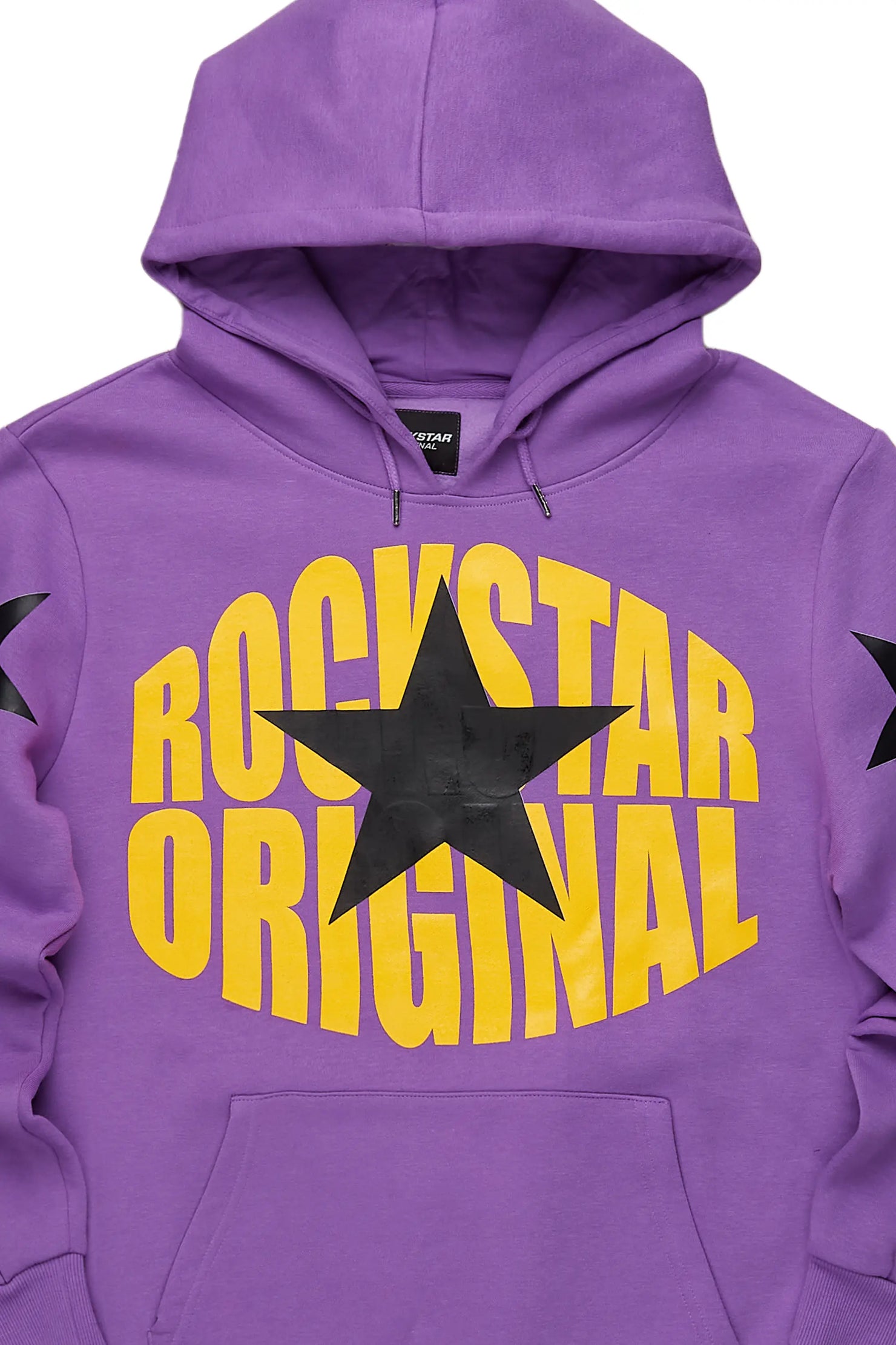 Hachi Purple/Yellow Graphic Hoodie