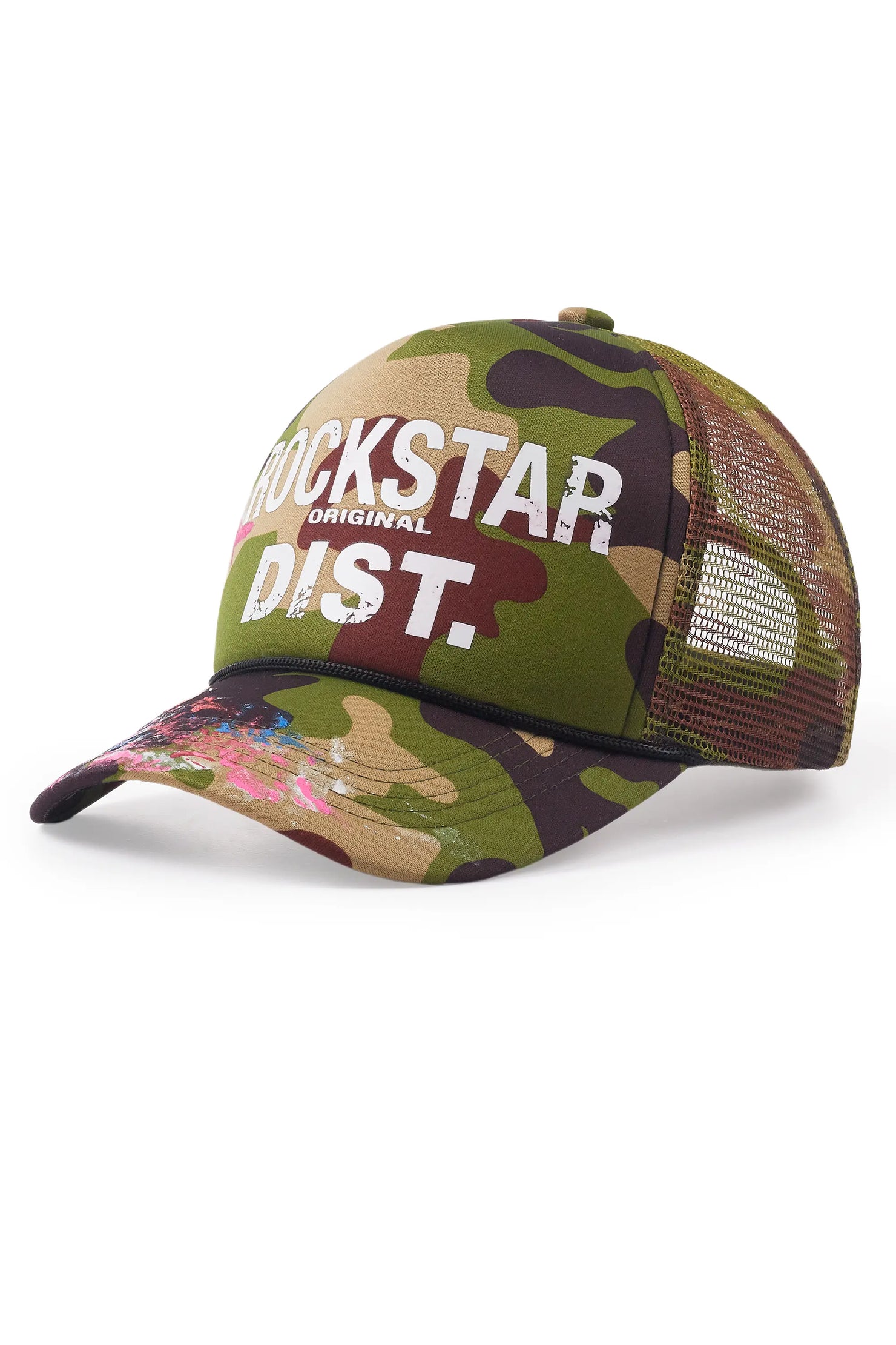 Yamal Green Camo Graphic Trucker Hat