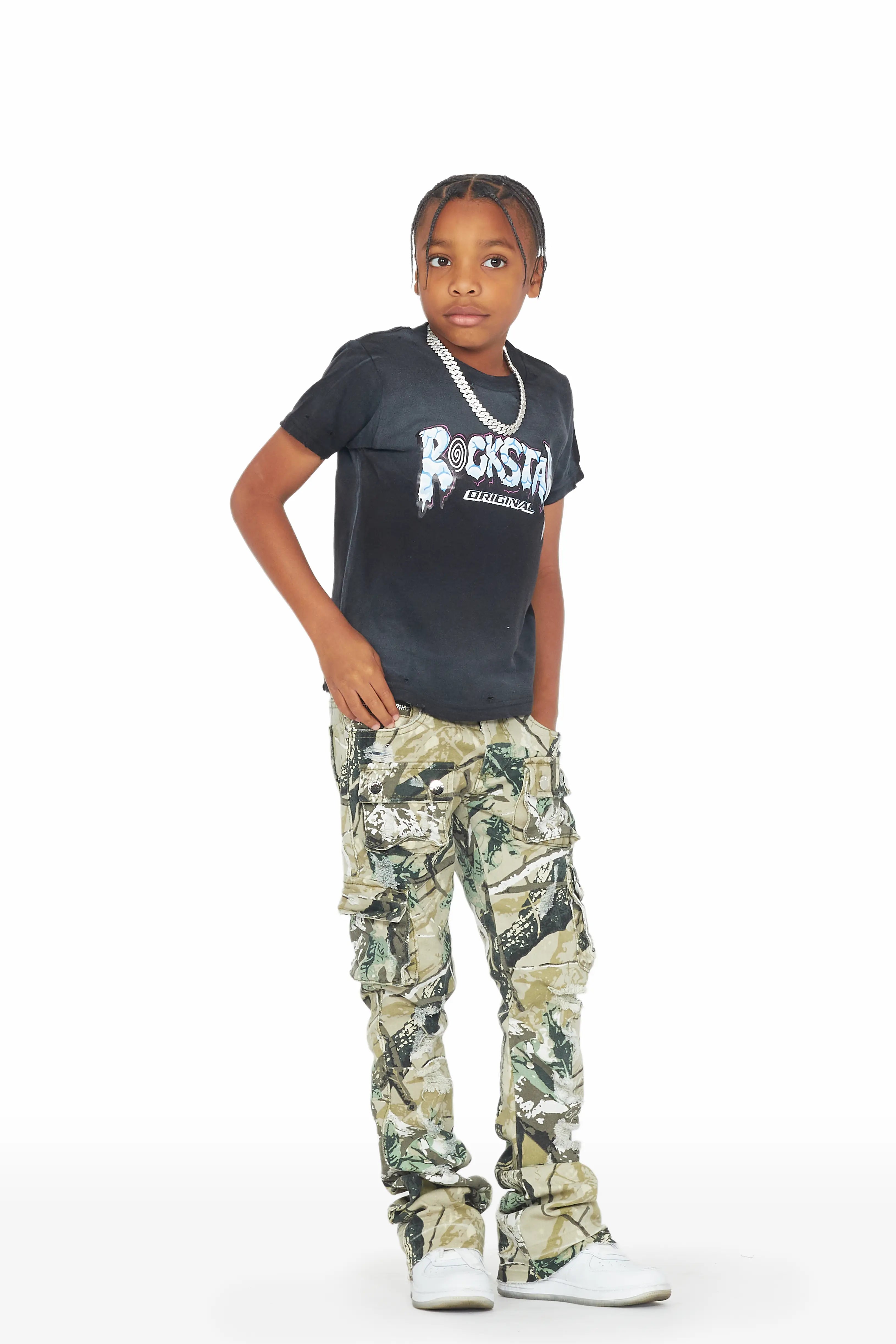 Buy online Boys Camouflage Cotton Track Pants from boys for Women by A&k  for ₹719 at 70% off | 2024 Limeroad.com