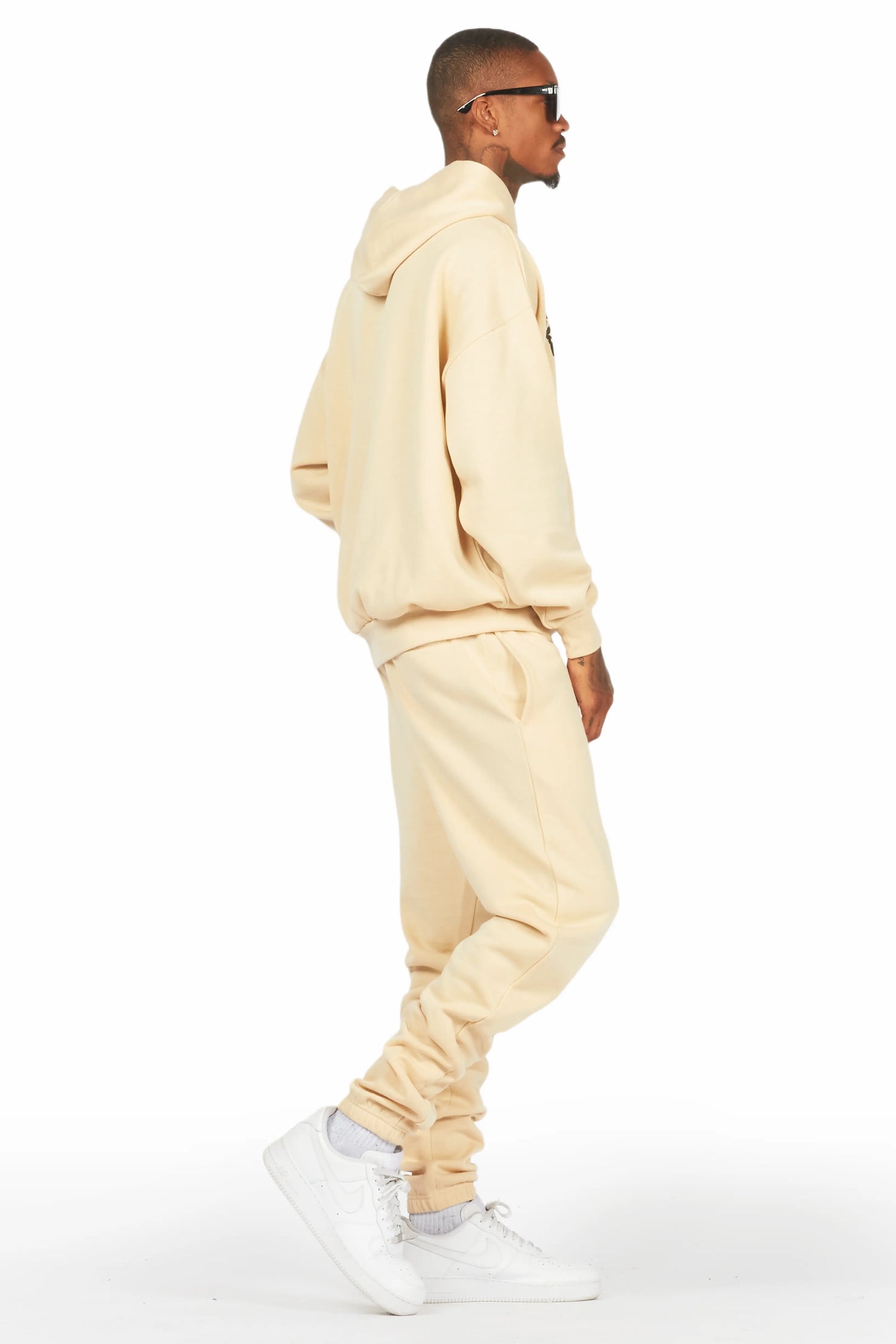 Lake Beige Relaxed Fit Track Set