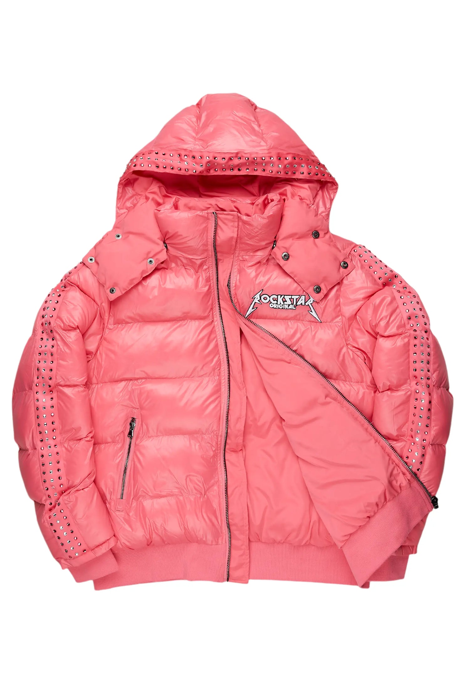 Banklee Pink Puffer Jacket