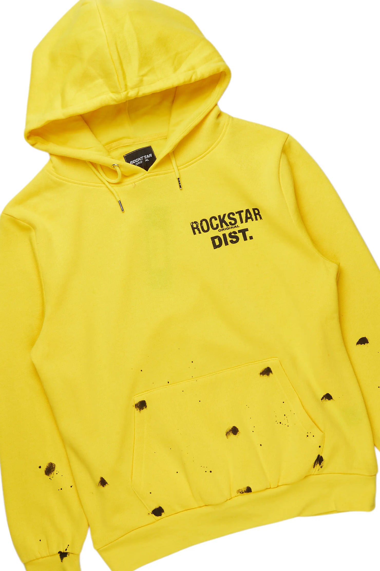 Raffer Yellow Hoodie Baggy Fit Pant Track Set