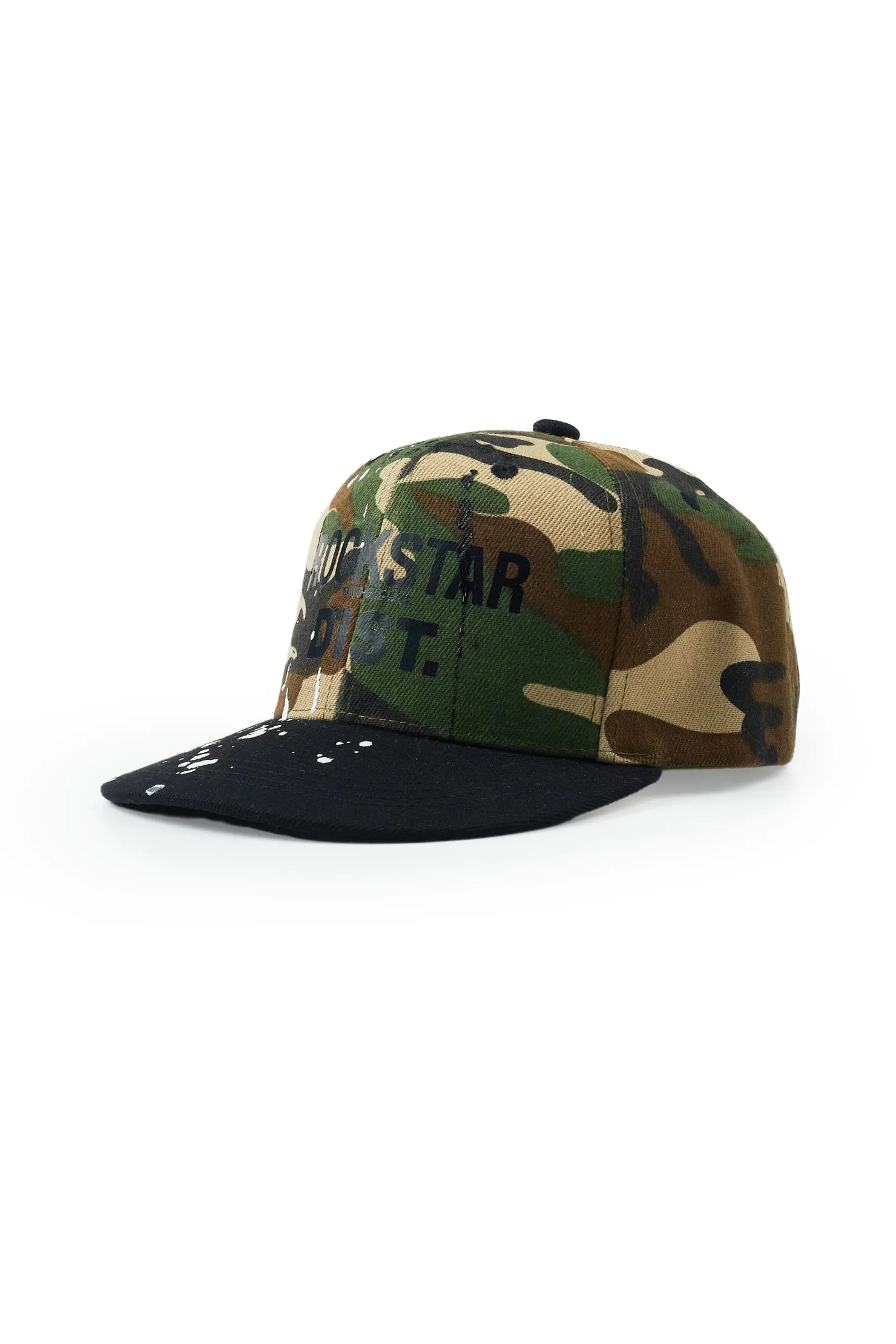 Boys Adana Black/Camo Graphic Trucker Hat