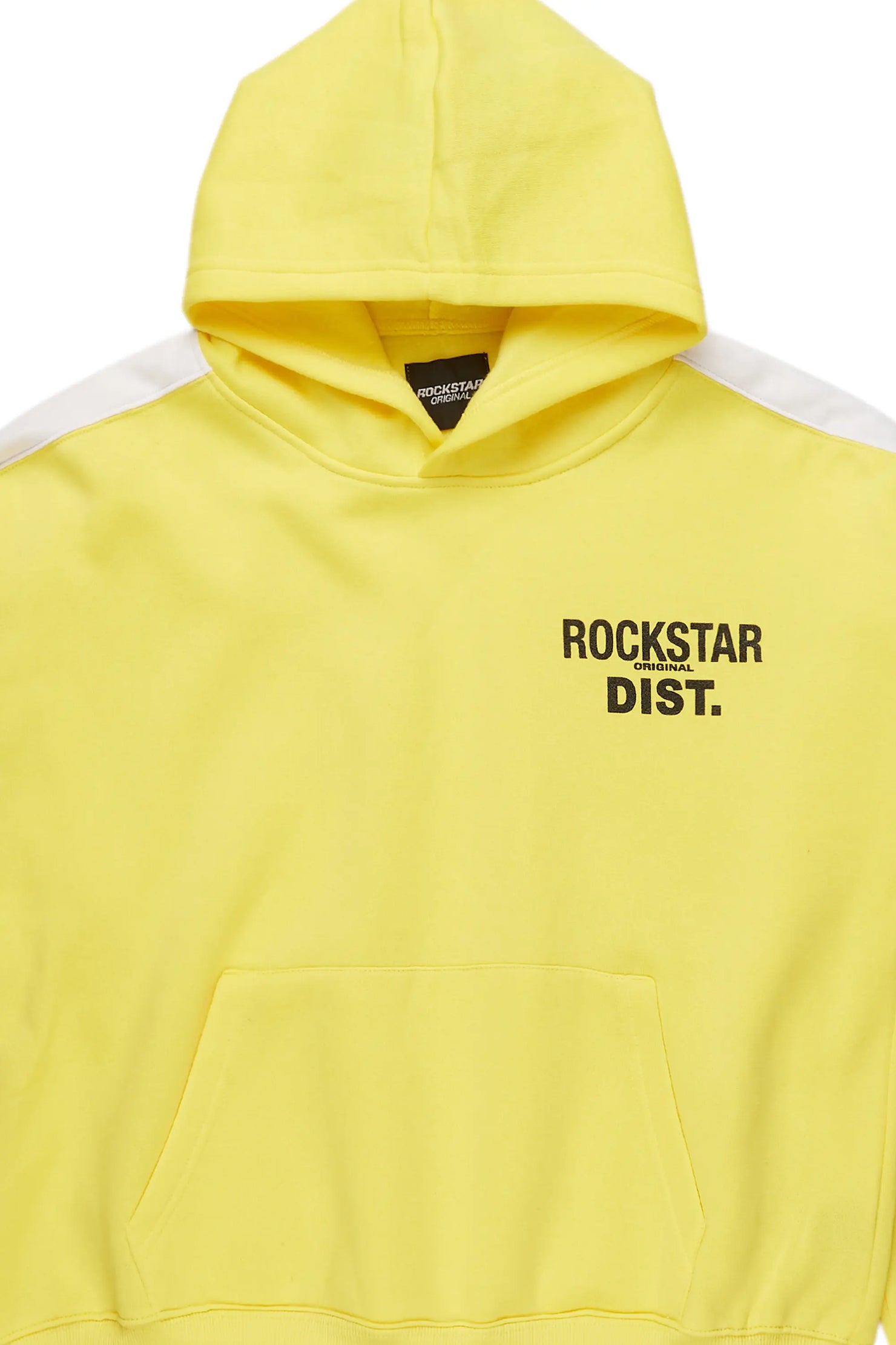 Evonne Yellow Oversized Hoodie