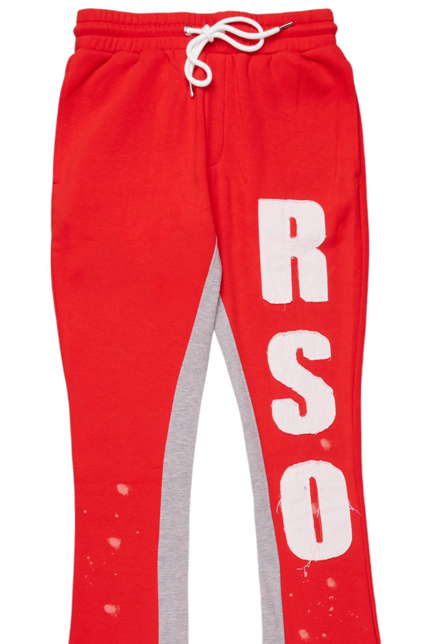 Brandi Red Stacked Track Pant