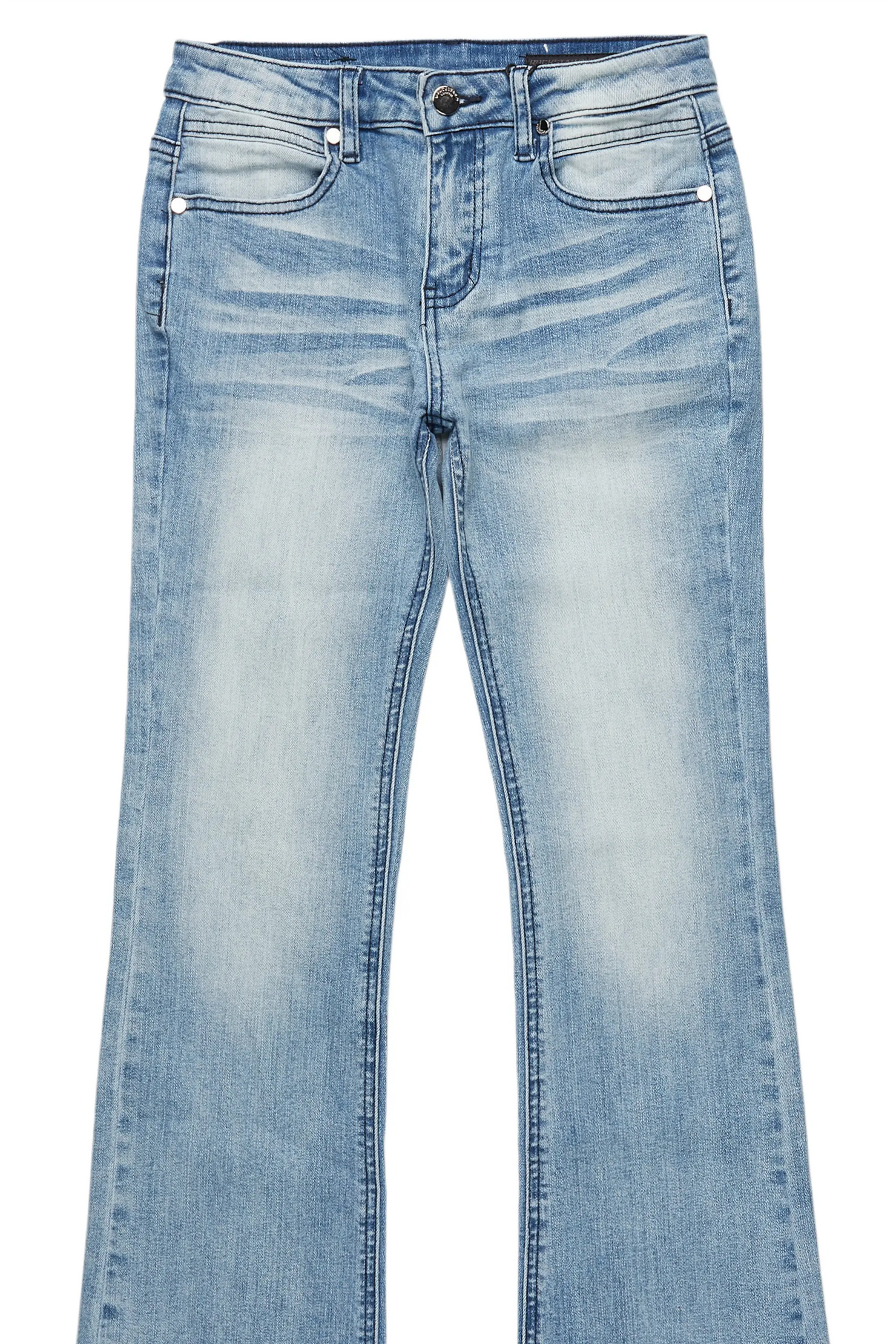 Boys Dag Blue Stacked Flare Jean